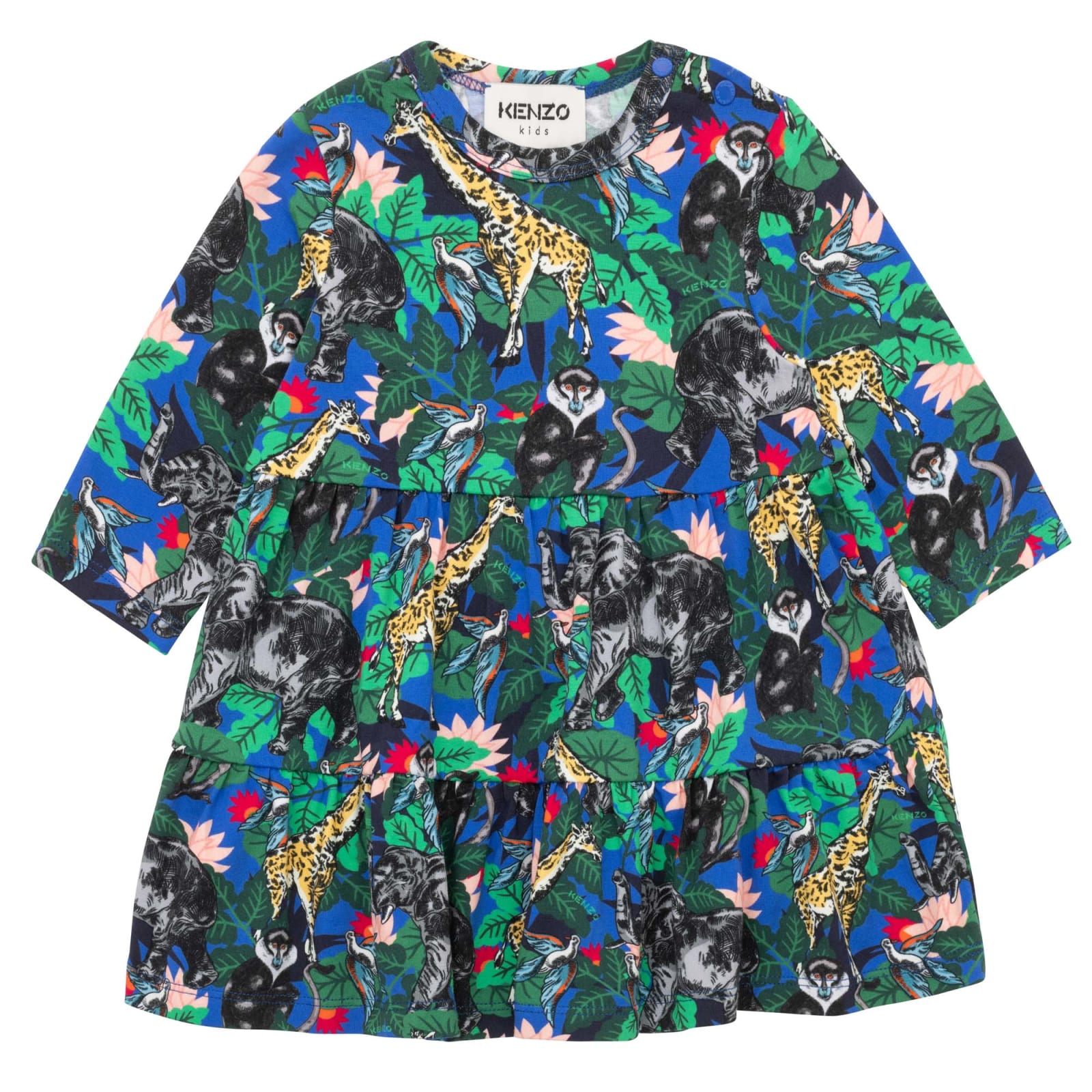 Kenzo Kids Jungle Print Dress