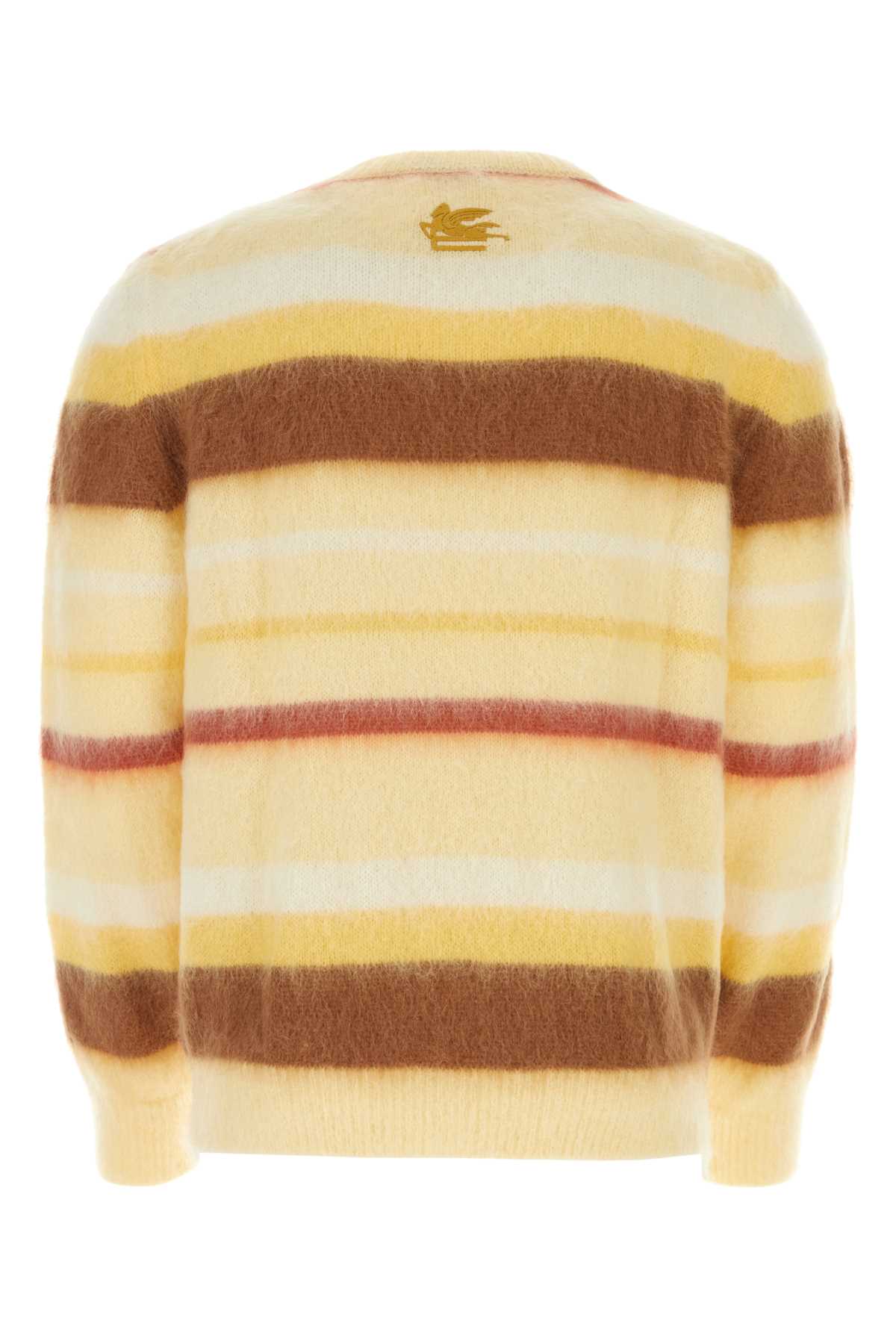 Etro Embroidered Mohair Blend Jumper In 800
