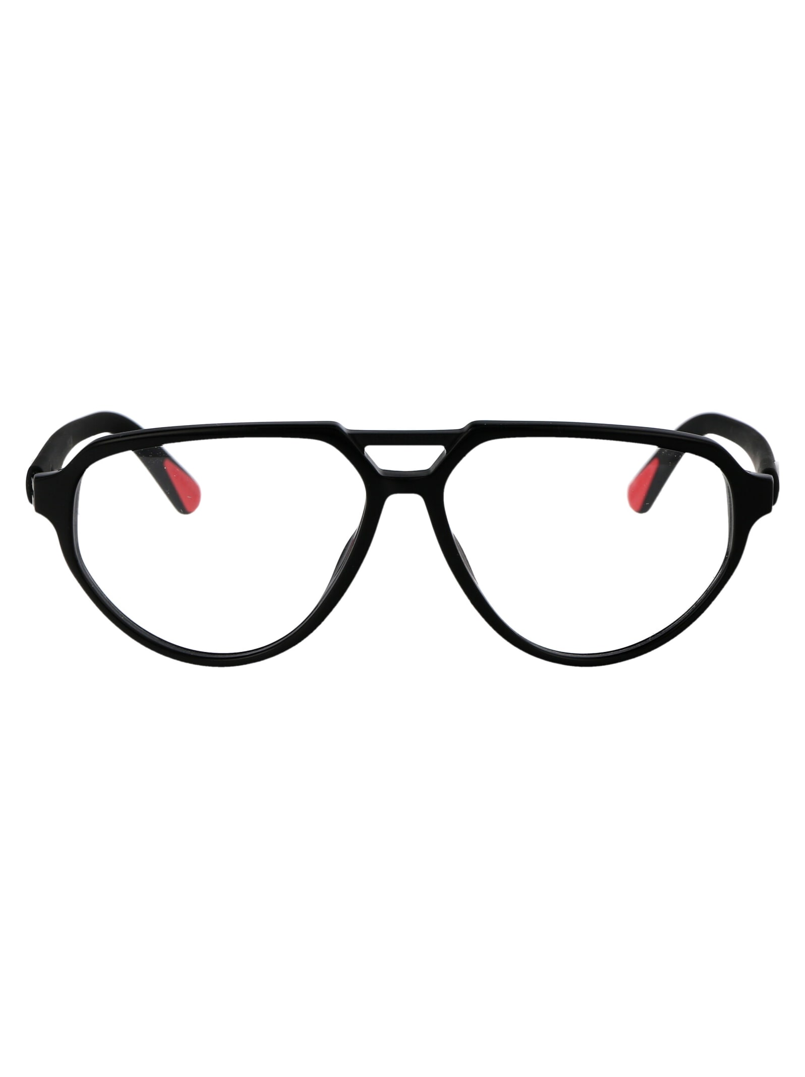 Shop Moncler Ml5162 Glasses In 001 Nero Lucido