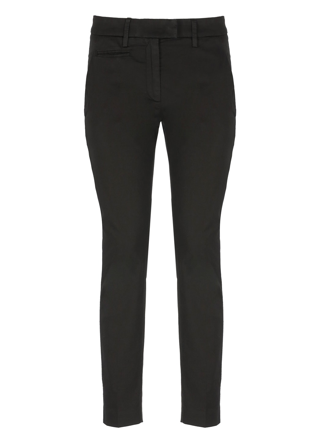 Shop Dondup Cotton Pants In Black