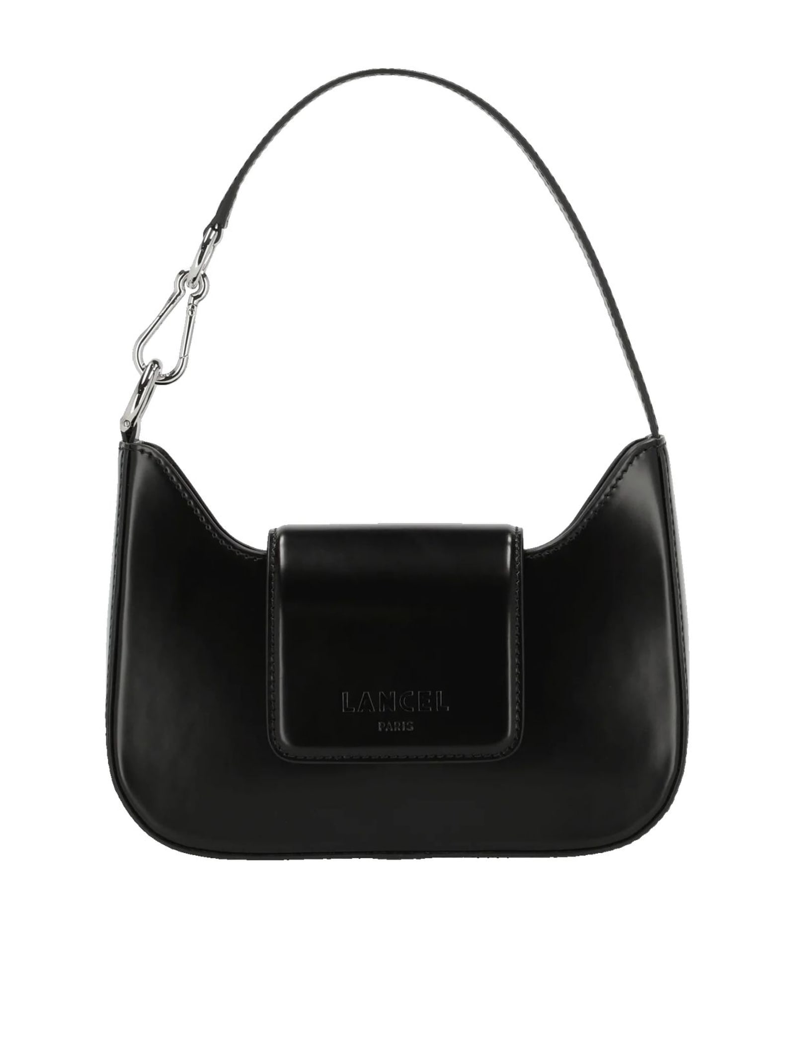 Lancel Black Leather Baguette Bag