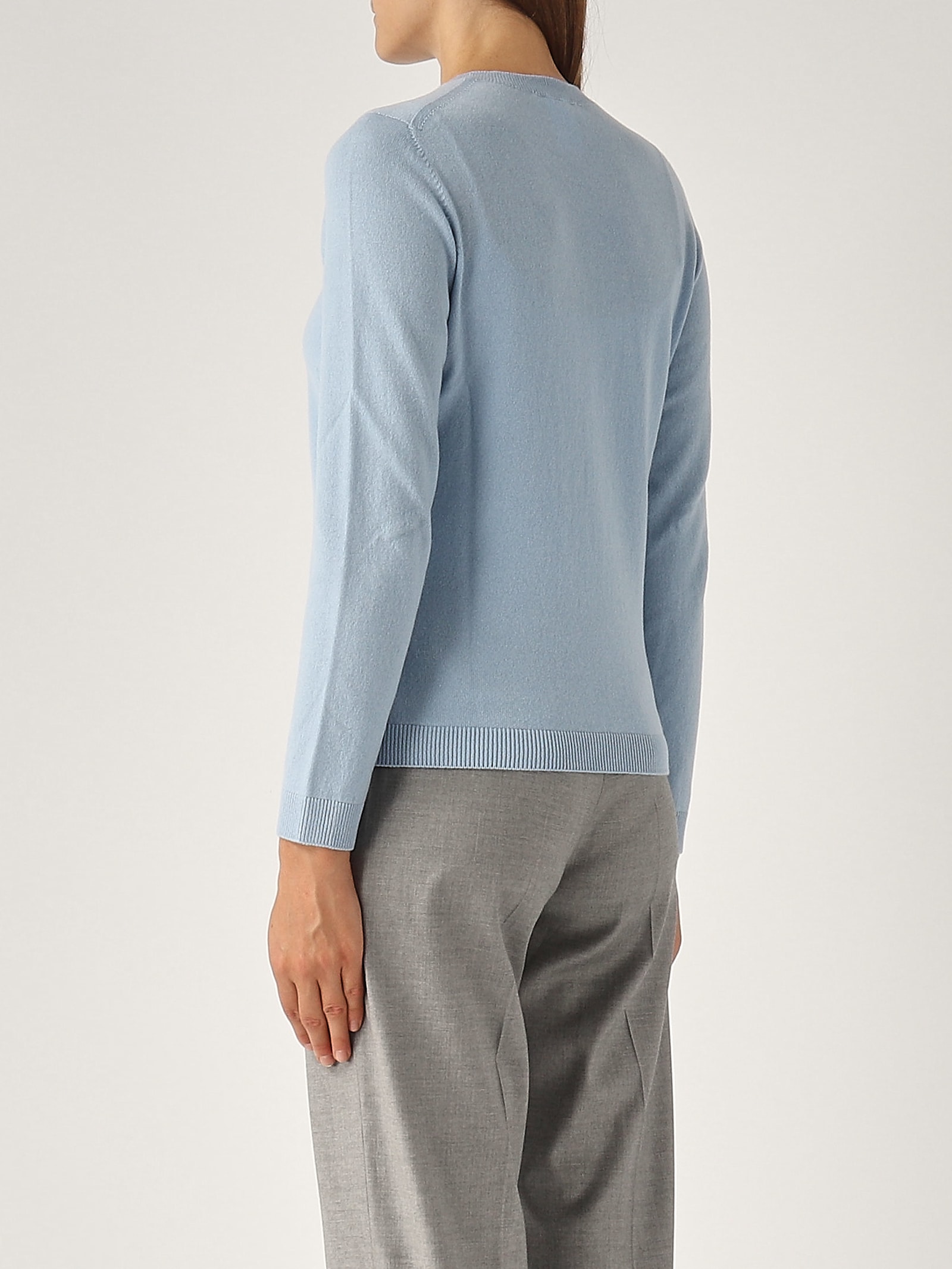 Shop Gran Sasso Wool Sweater In Cielo