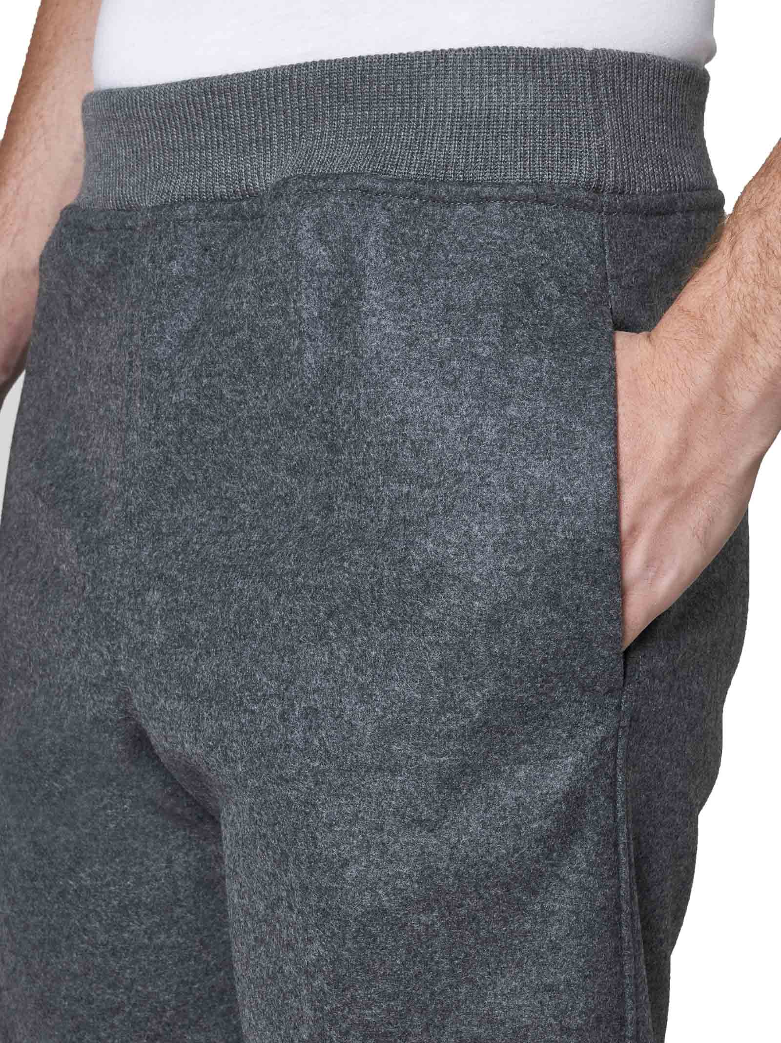 Shop Jil Sander Pants In Ash Grey