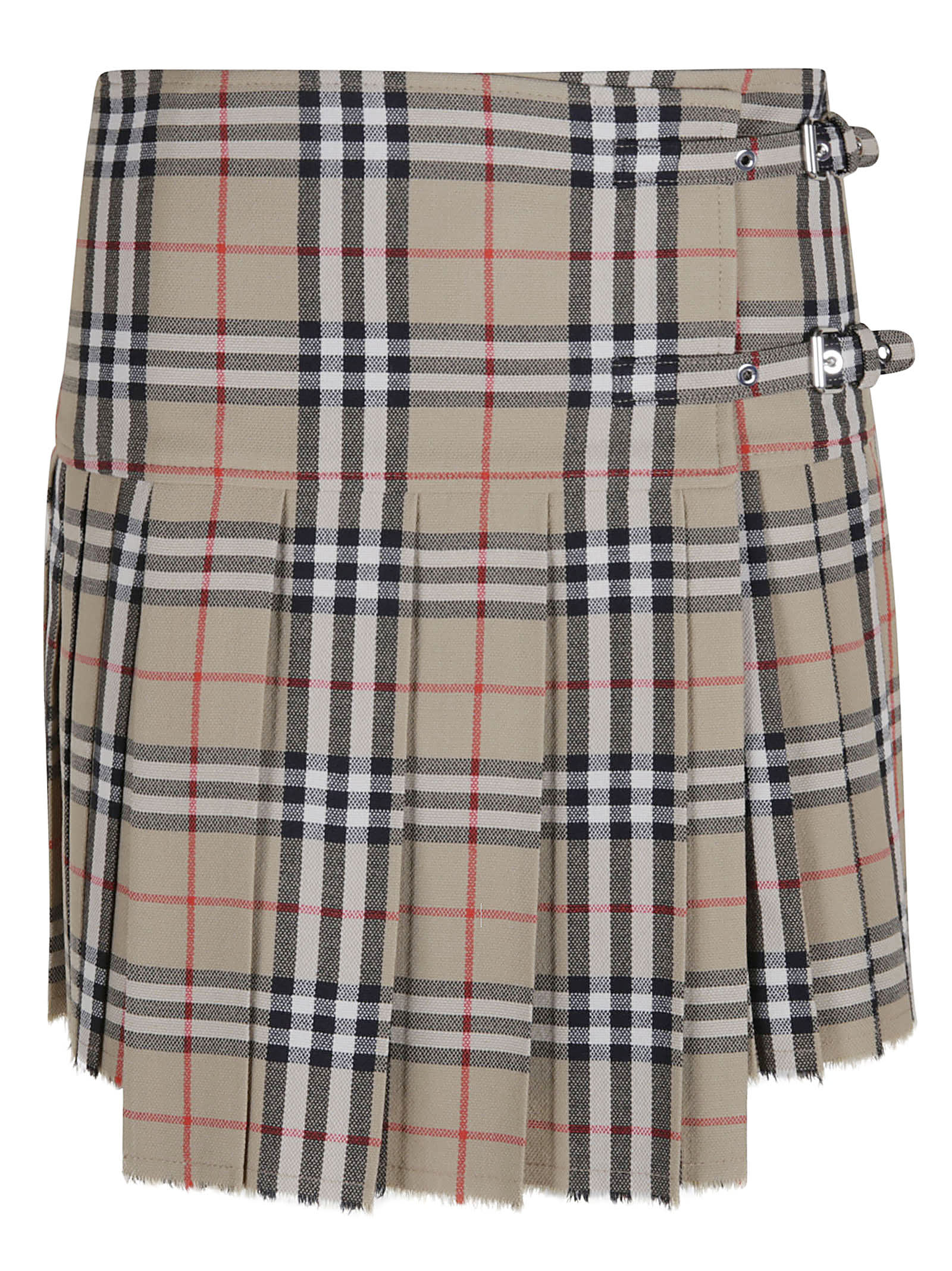 burberry check skirt womens