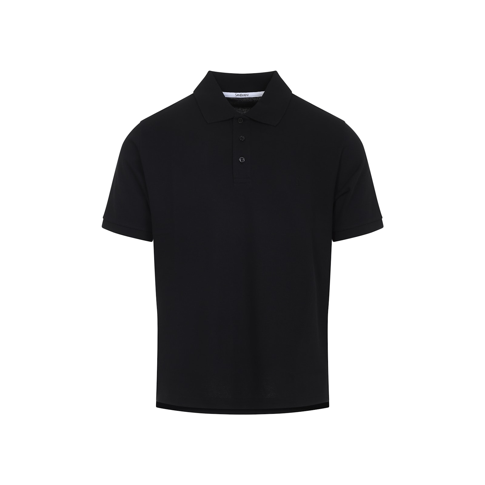 Saint Laurent Classic Cotton T-shirt In Black