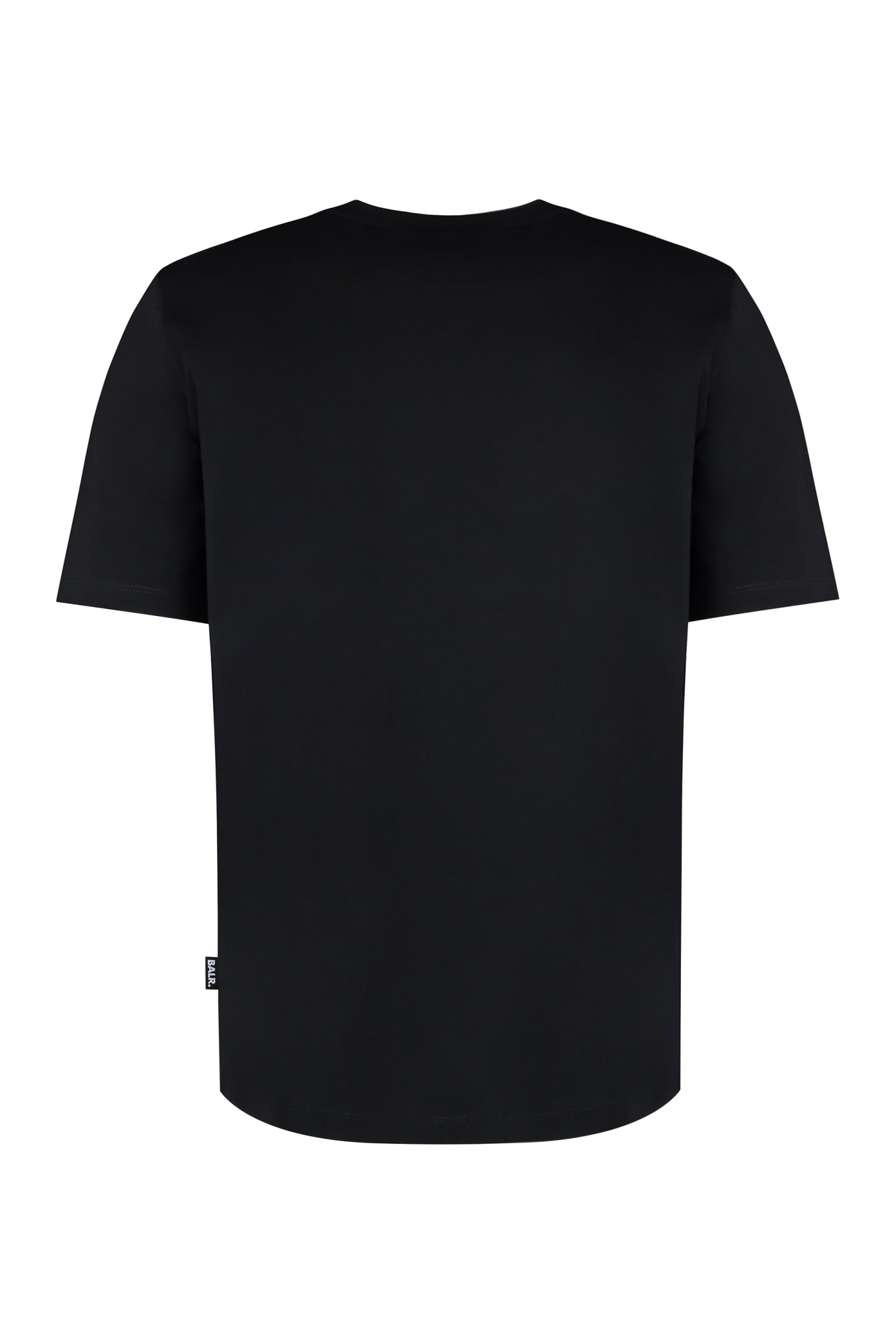 Shop Balr. Cotton Crew-neck T-shirt In Black