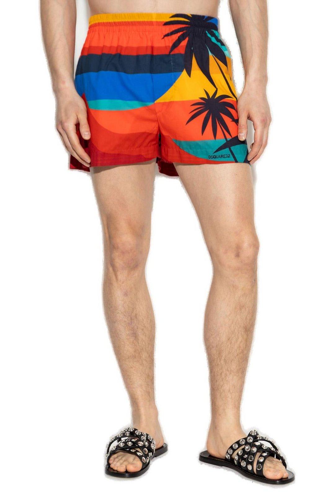 Dsquared2 Summer Lovers Sunset Shorts
