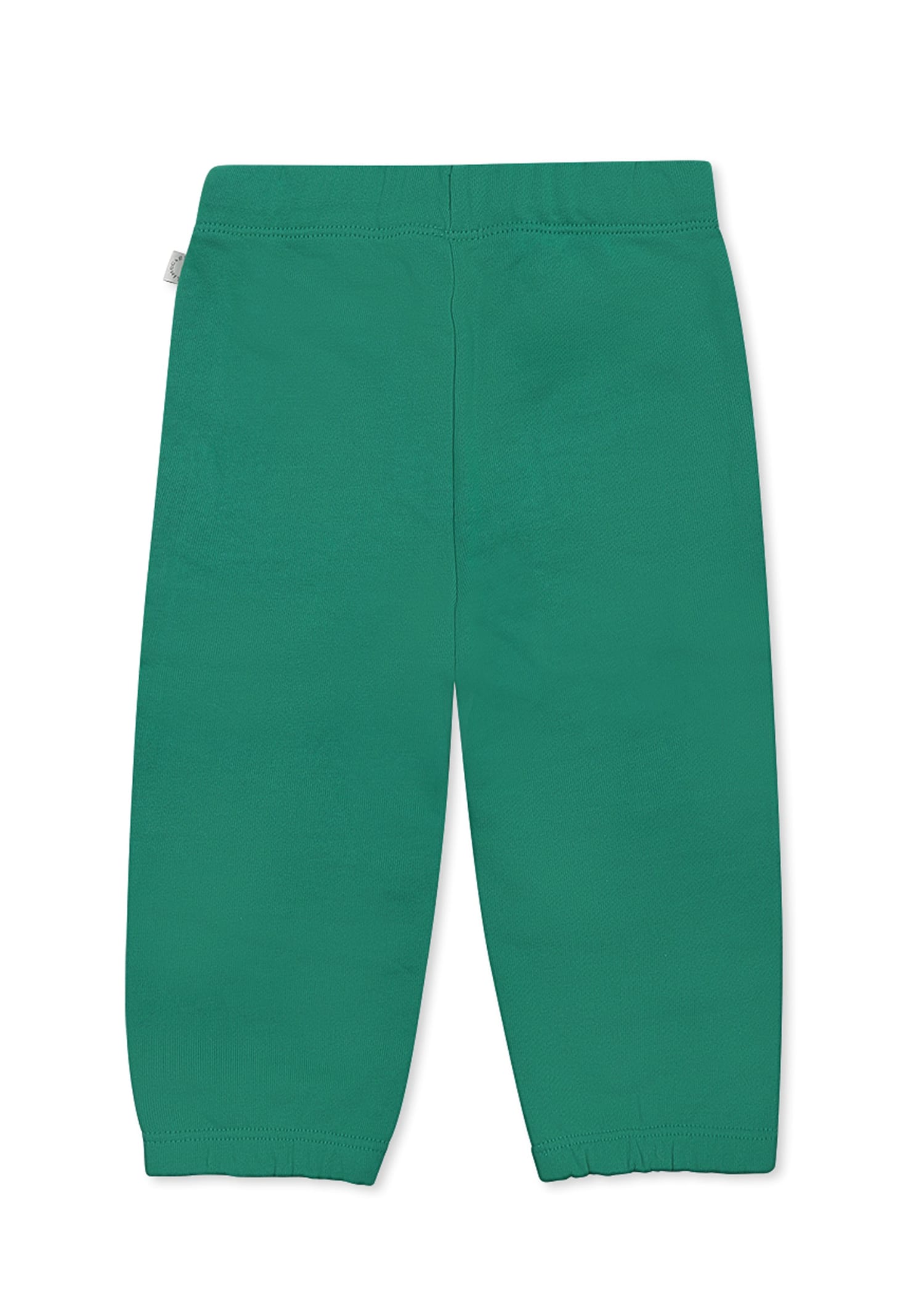 Stella Mccartney Green Trousers For Baby Boy With Frog In Green