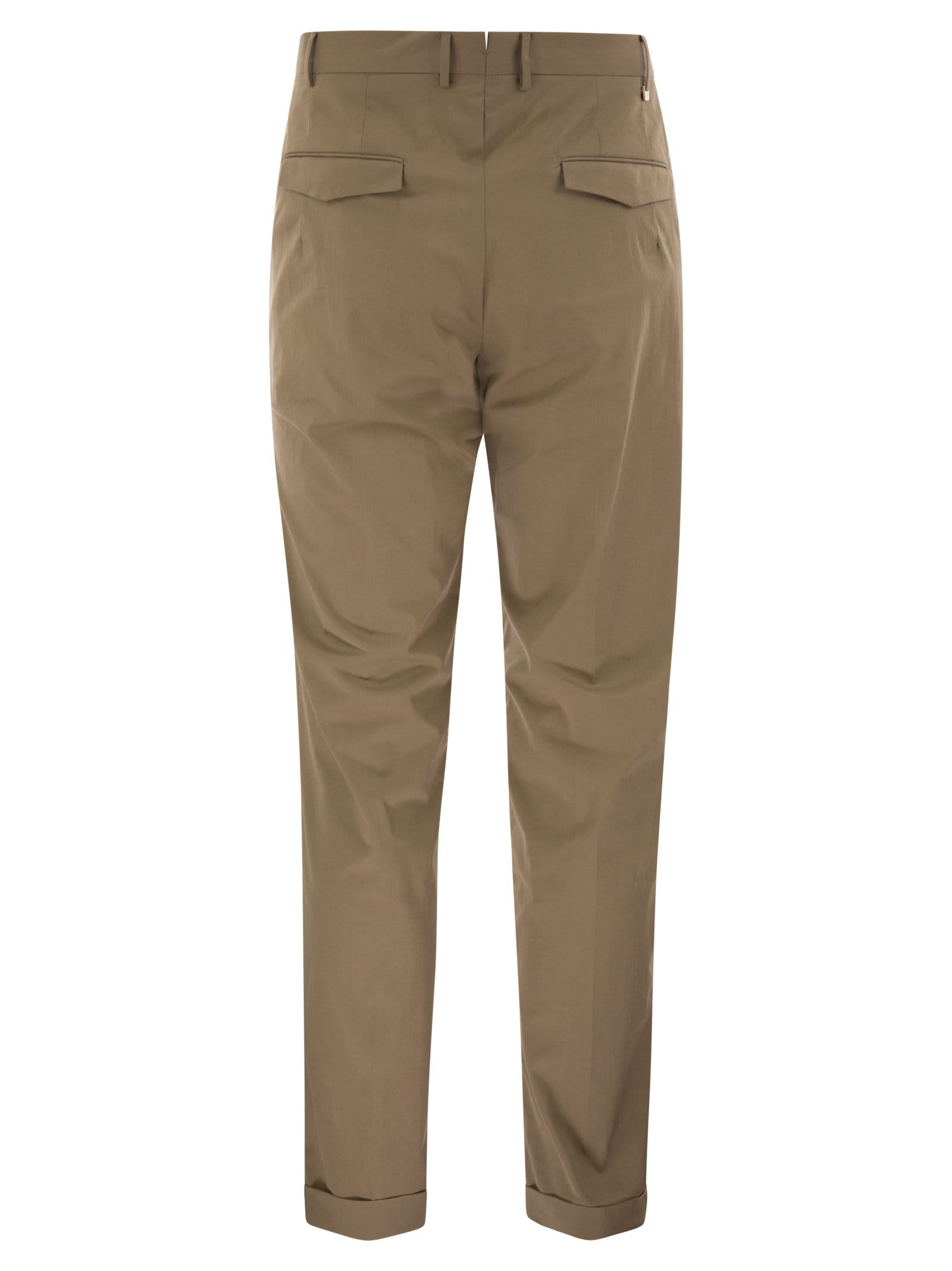 Pt Torino Master-fit Cotton-blend Trousers