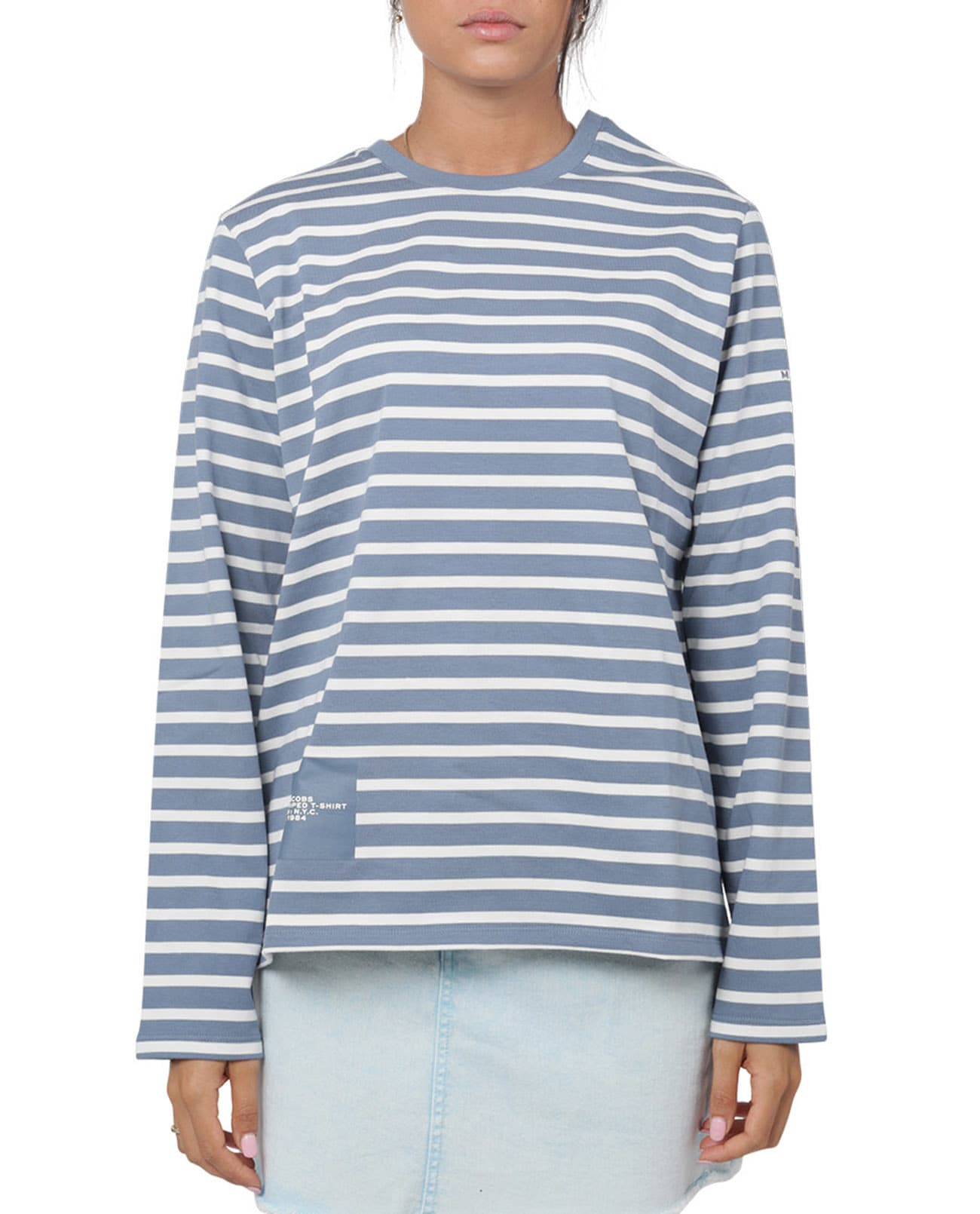 The Marc Jacobs Blue Striped Traveler T-shirt