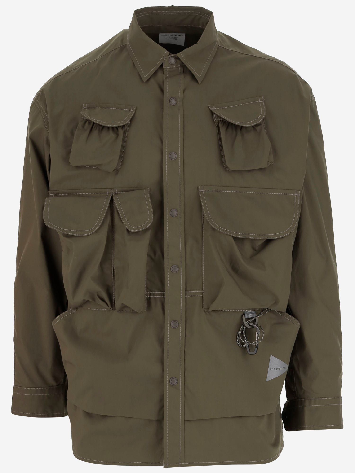 Multi Pocket Cotton Blend Shirt
