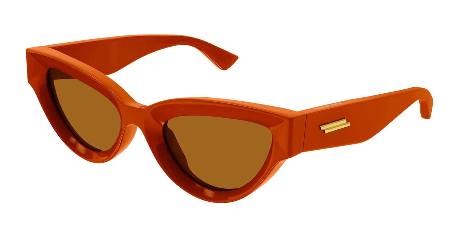 Shop Bottega Veneta Bv1249s-004 - Orange Sunglasses