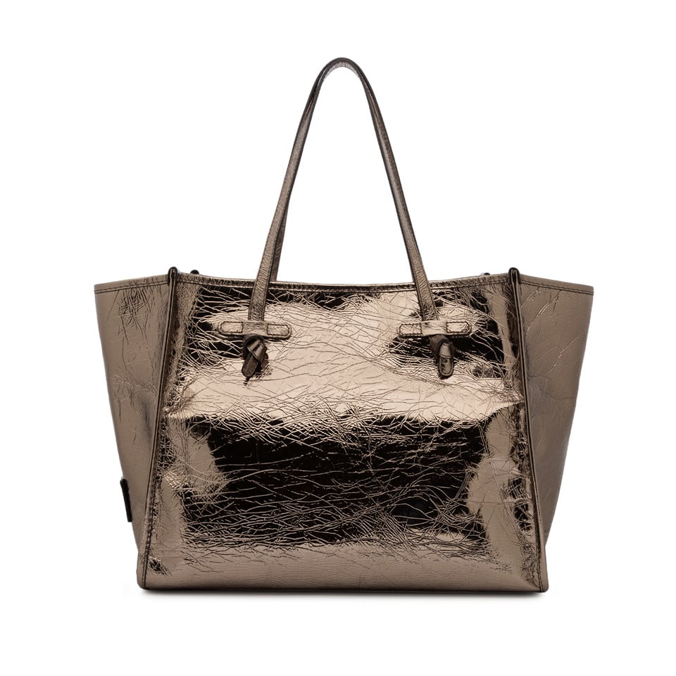 Shop Gianni Chiarini Marcella Bag In Oro