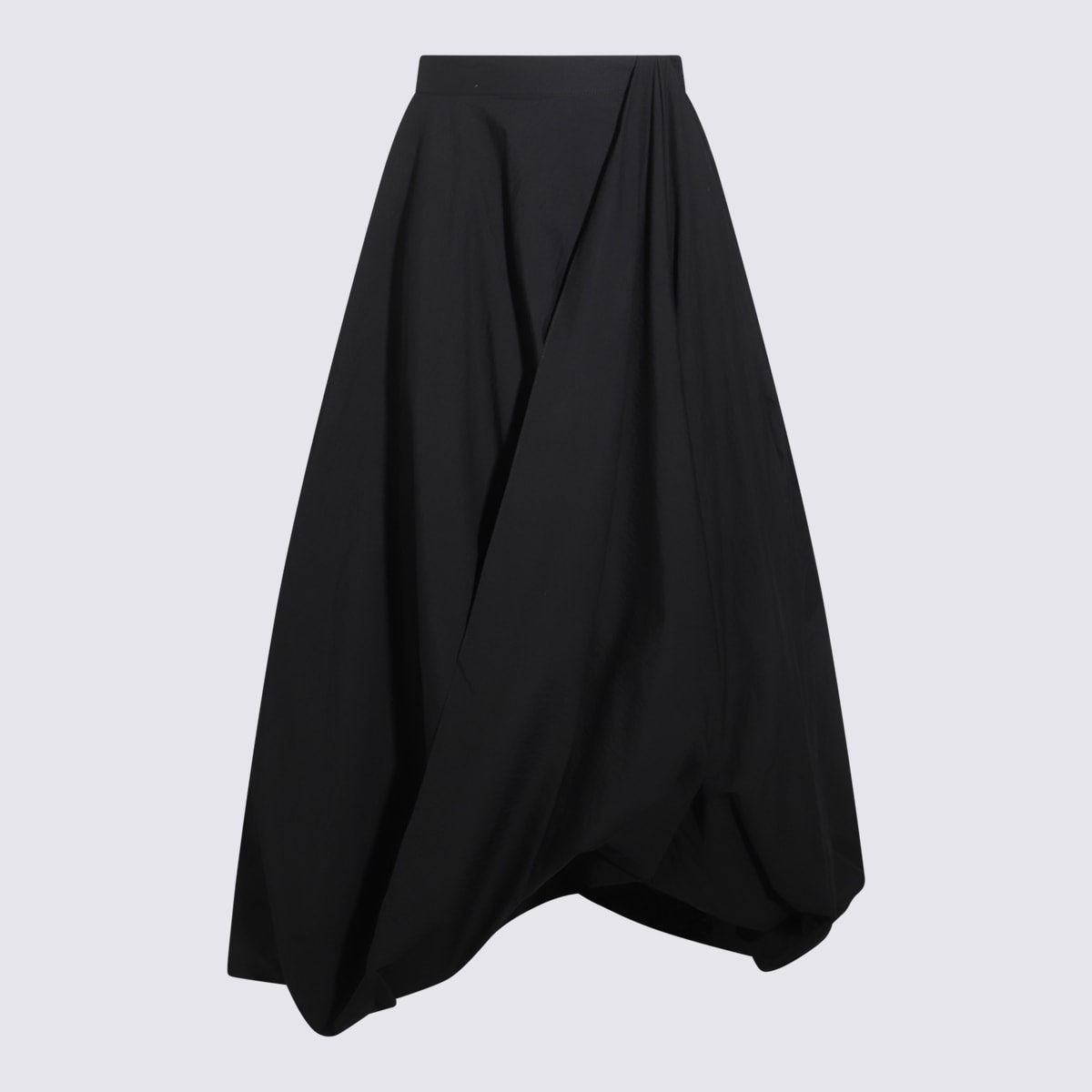 Black Cotton Skirt