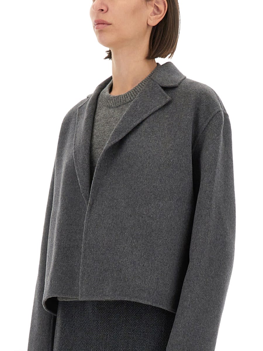 Theory Cropped Jacket In Grey