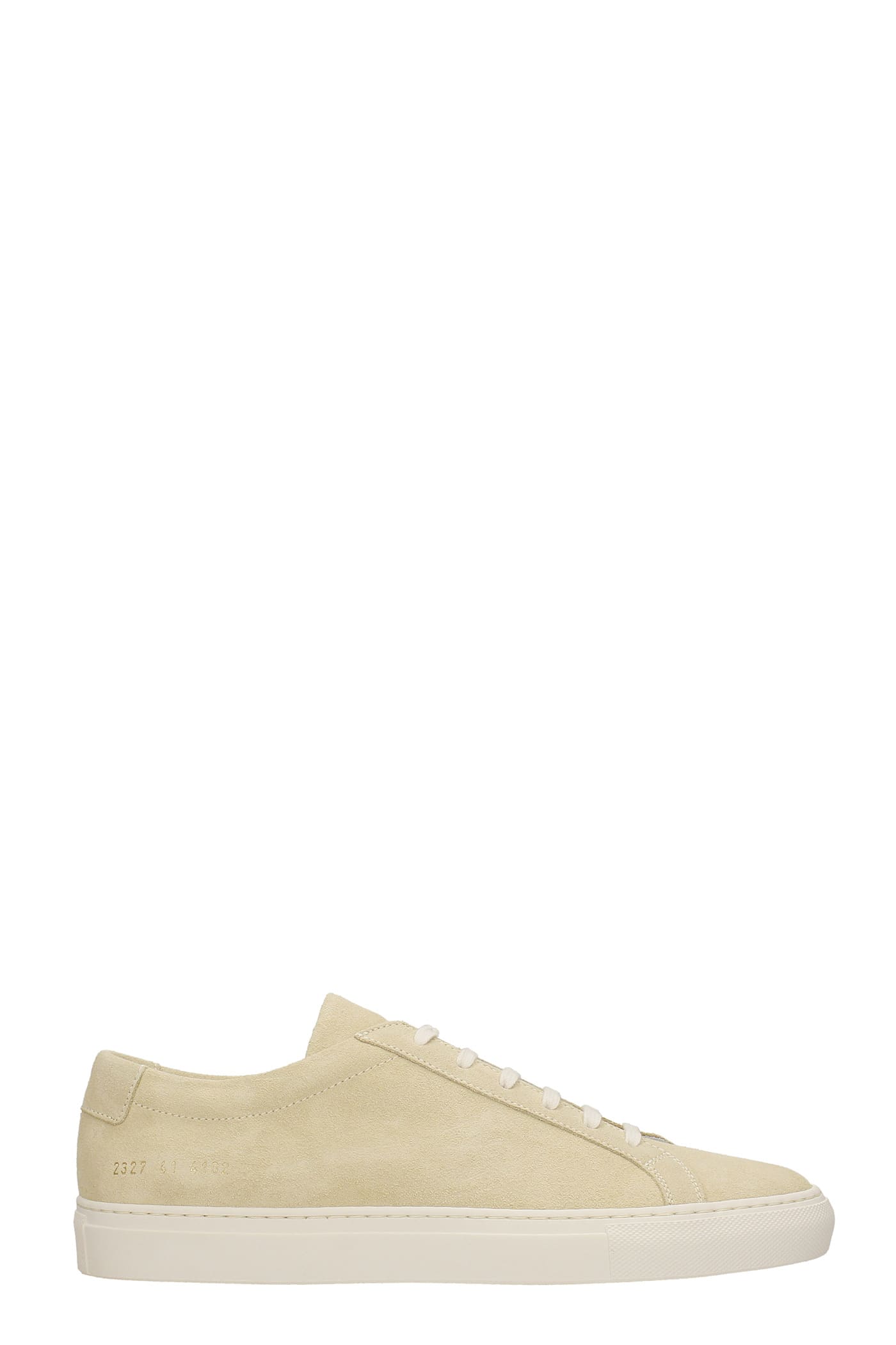 Common Projects Achille Sneakers In Beige Suede