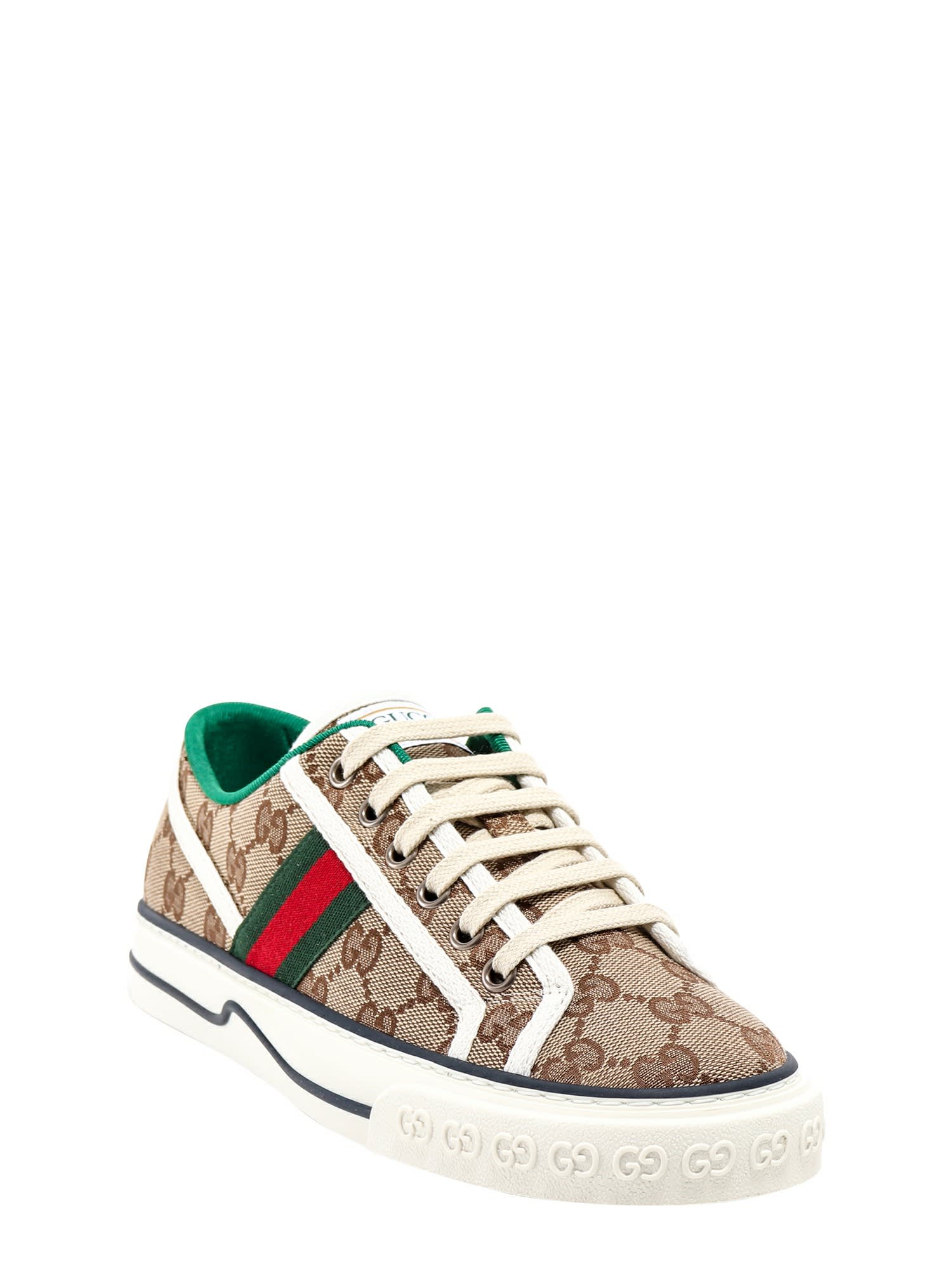 Shop Gucci Tennis 1977 Sneakers In Beige