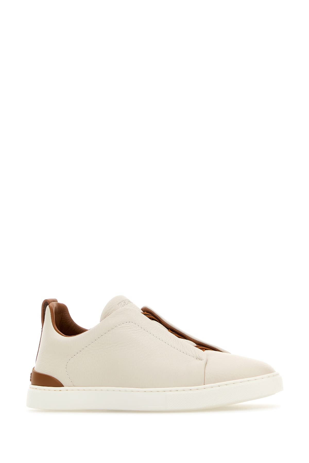 Shop Zegna Triple Stitch Low-top Sneaker In Spa