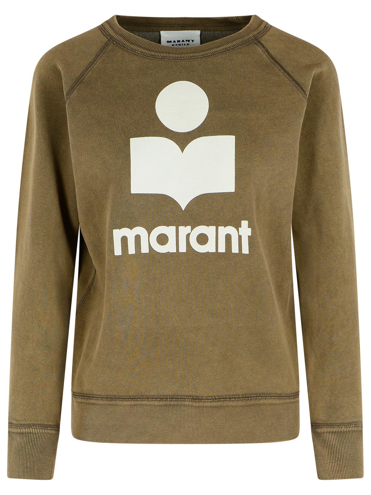 Isabel Marant Étoile Brown Cotton Blend Sweatshirt In Green