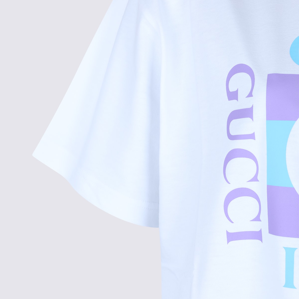 Gucci Women Logo Cotton T-shirt In White
