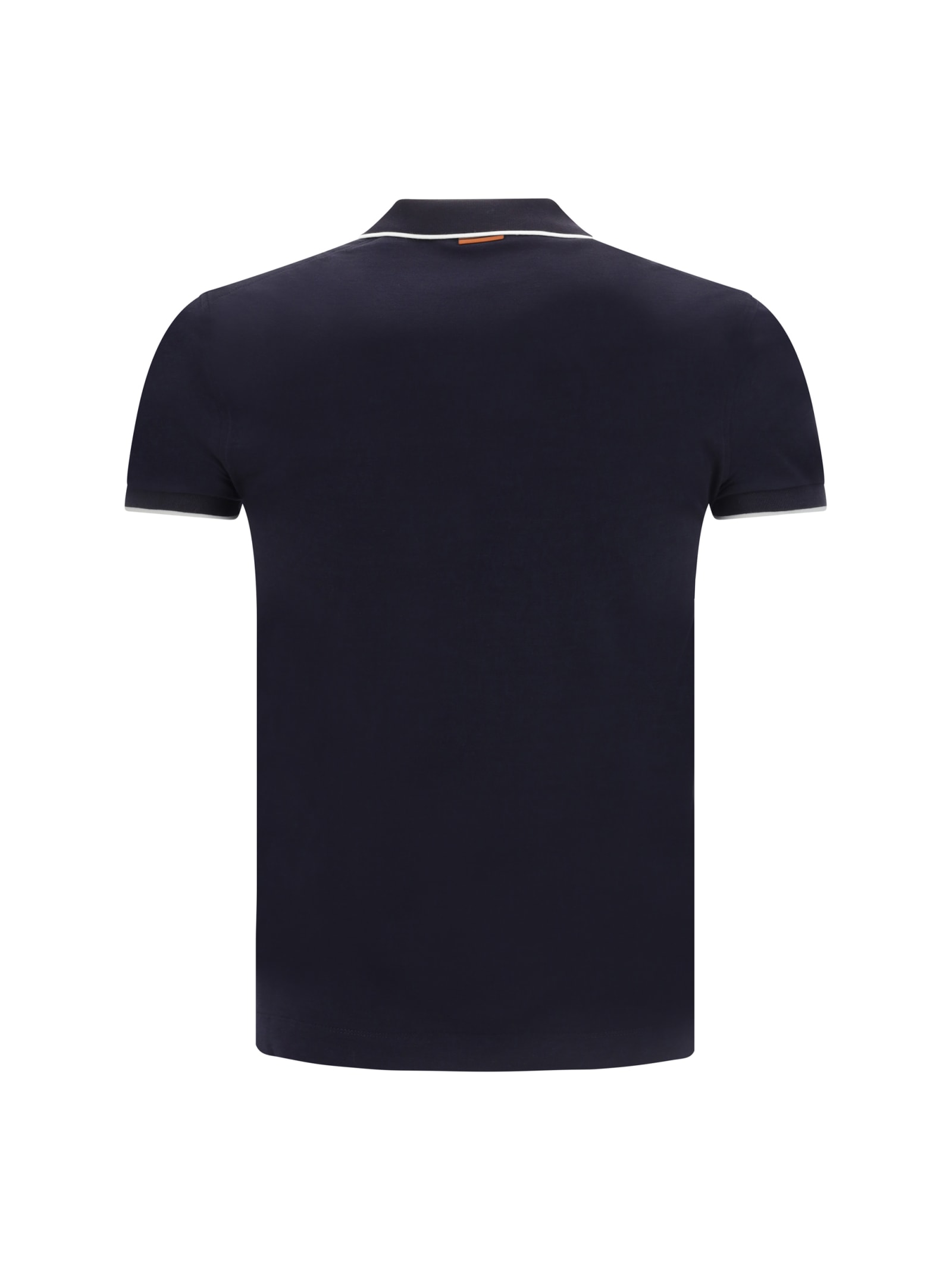 Shop Zegna Polo Shirt In B09