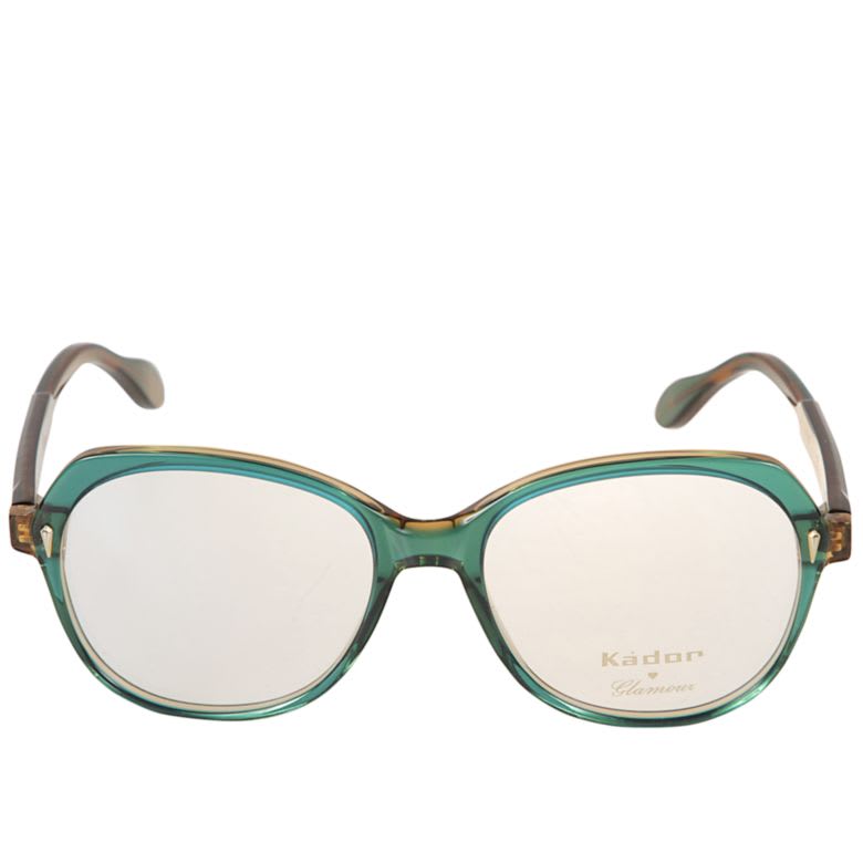 Kador Aida Glamour Oval-frame Glasses In Green