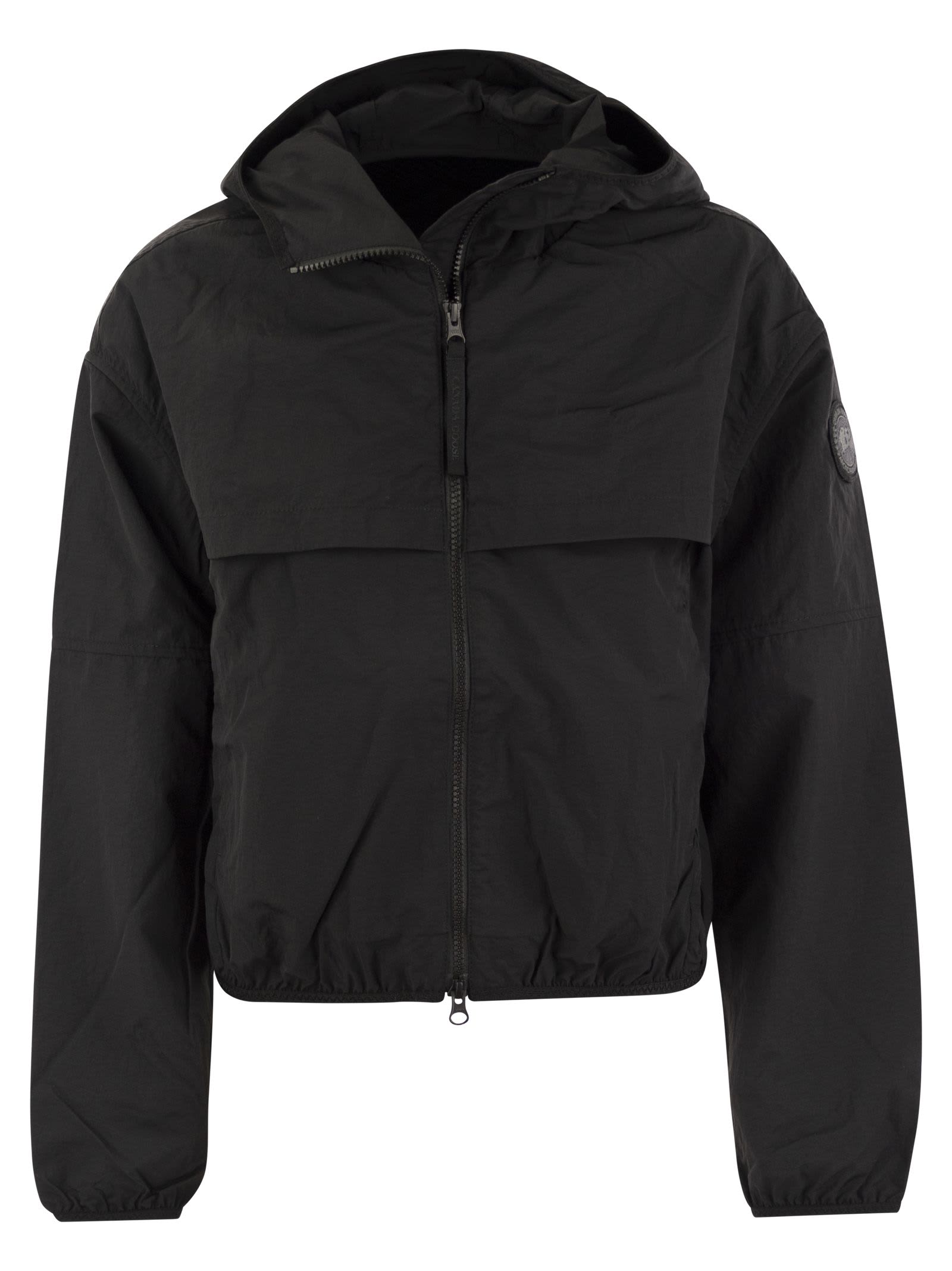 Shop Canada Goose Sinclair - Hooded Jacket With Black Label