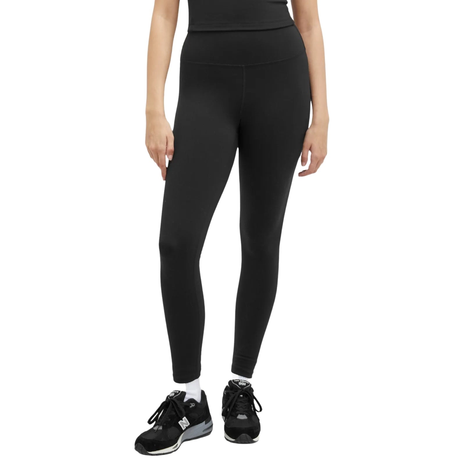 Sporty &amp; Rich Bold Logo Leggings In Black