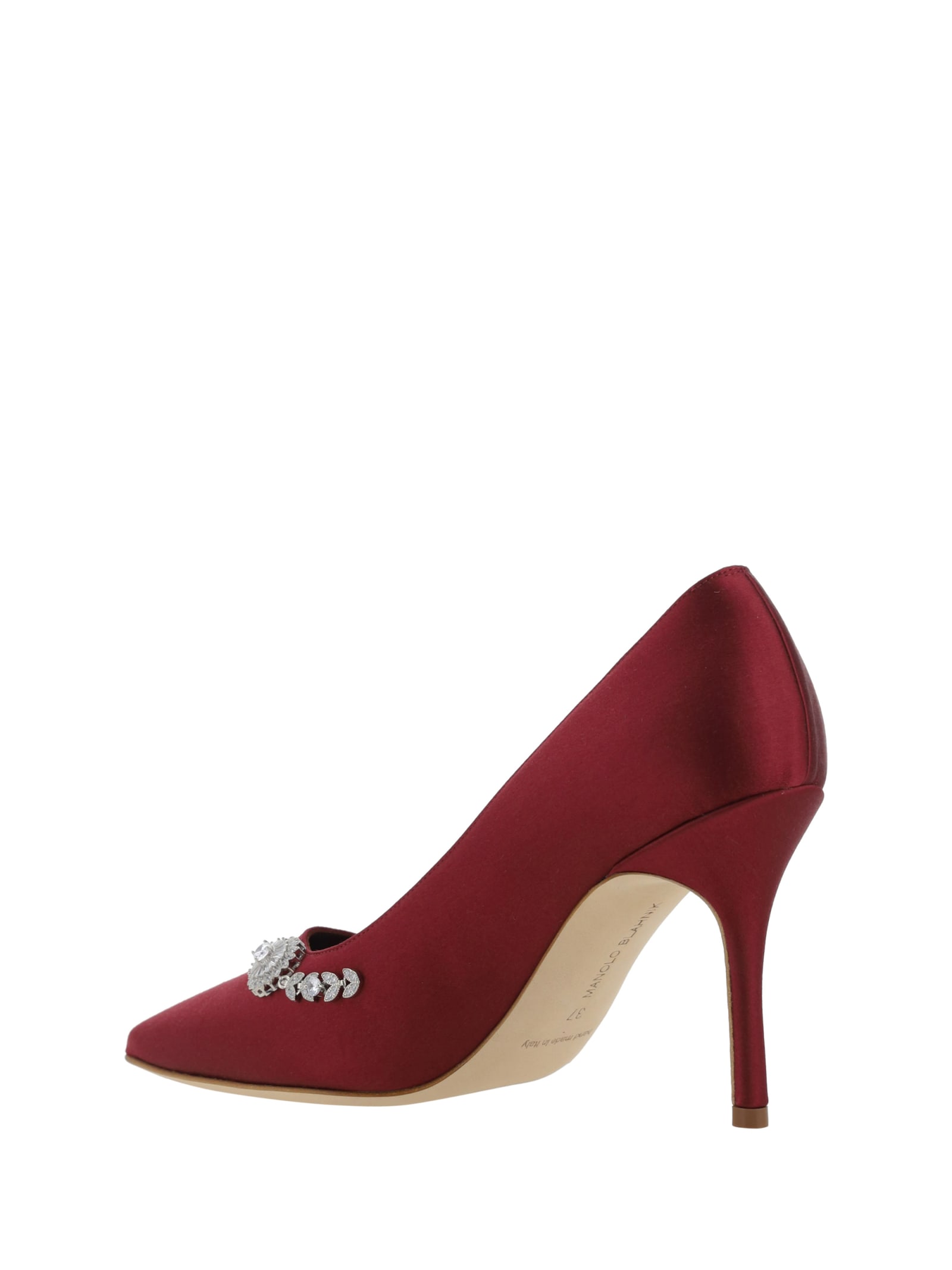 Shop Manolo Blahnik Lamik Pumps In Dred