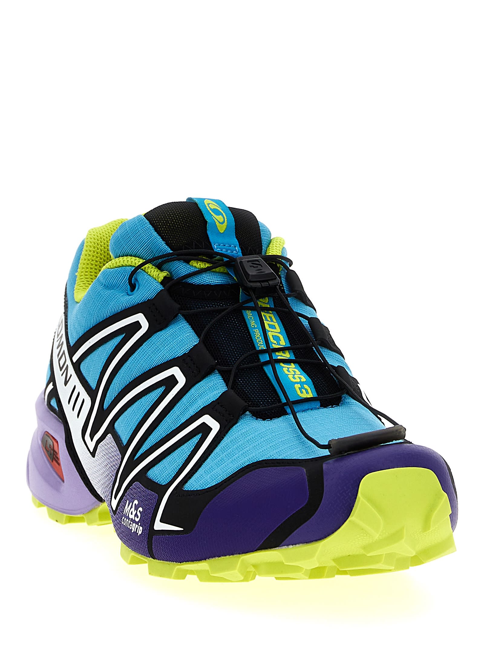 Salomon Mesh Upper Sneakers Rubber Sole In Multi