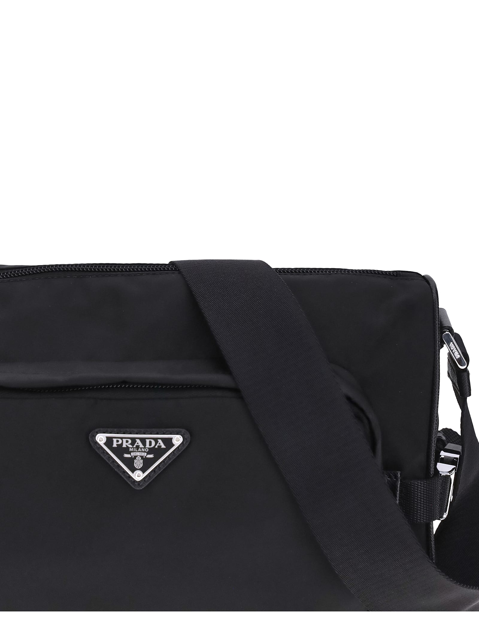 Prada Shoulder Bag In Re-nylon And Saffiano