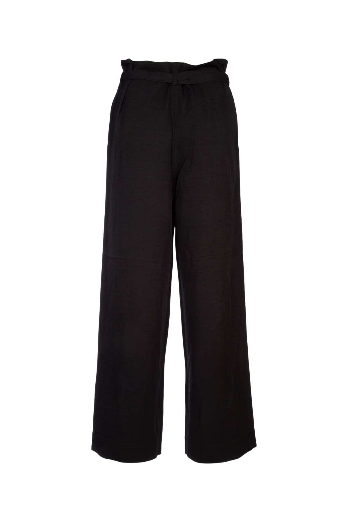 Shop Totême Fluid Tie-waist Trousers In Black