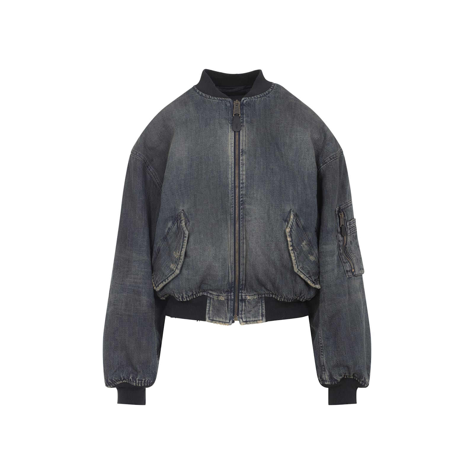Balenciaga Standard Bomber In Blue