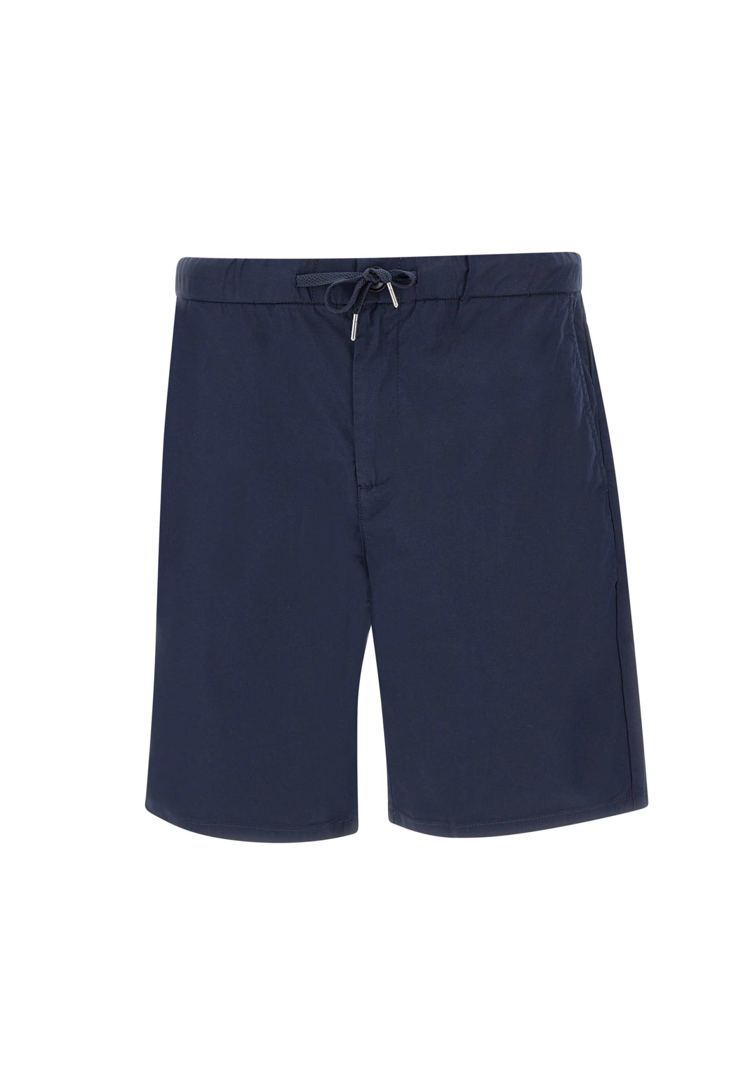 Shop Sun 68 Shorts In Cotton In Blue