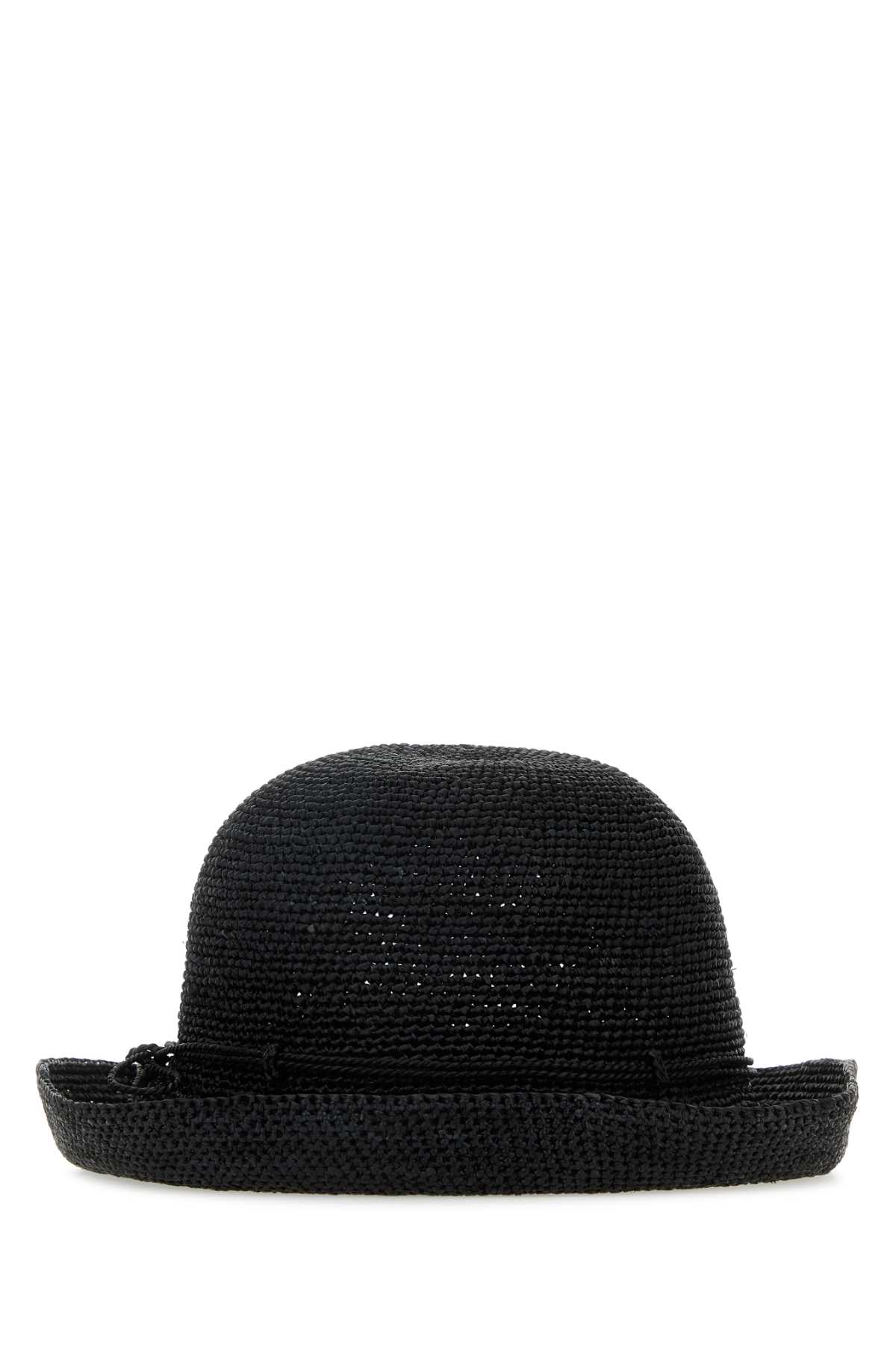 HELEN KAMINSKI BLACK RAFFIA PROVENCE 08 HAT 