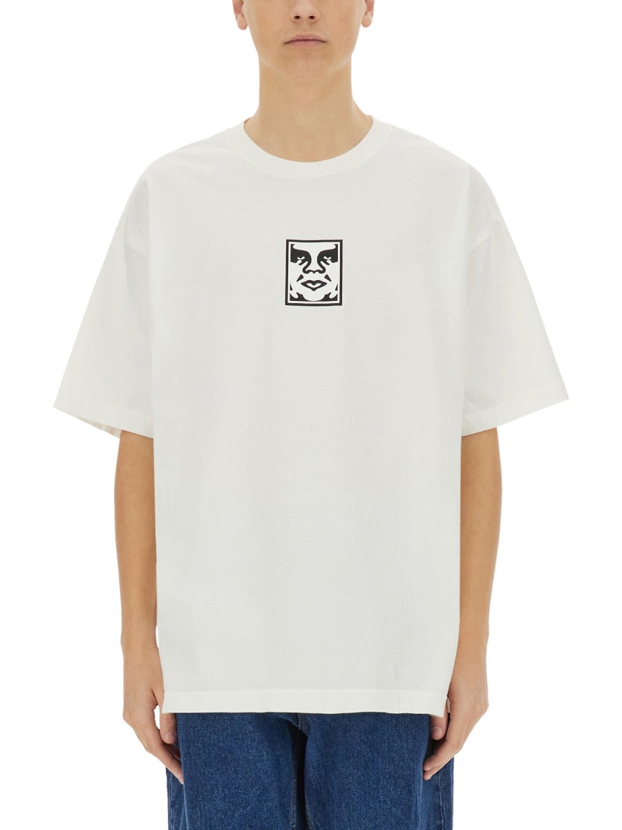 Obey Graphic-print T-shirt In White