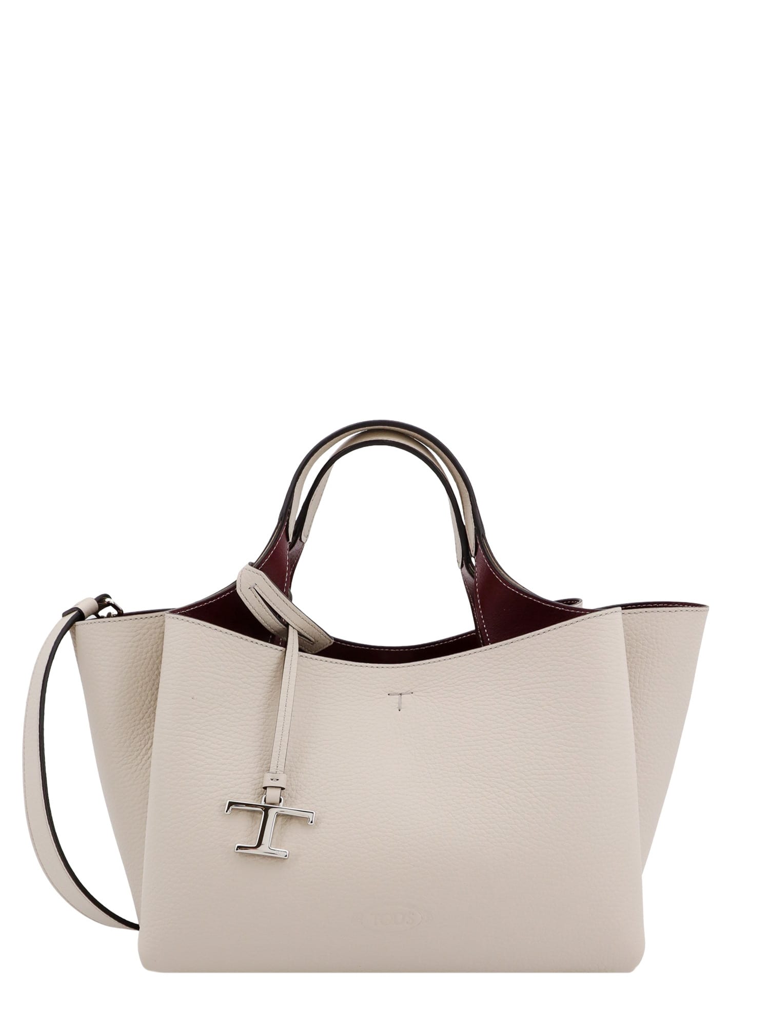 Shop Tod's Handbag In White