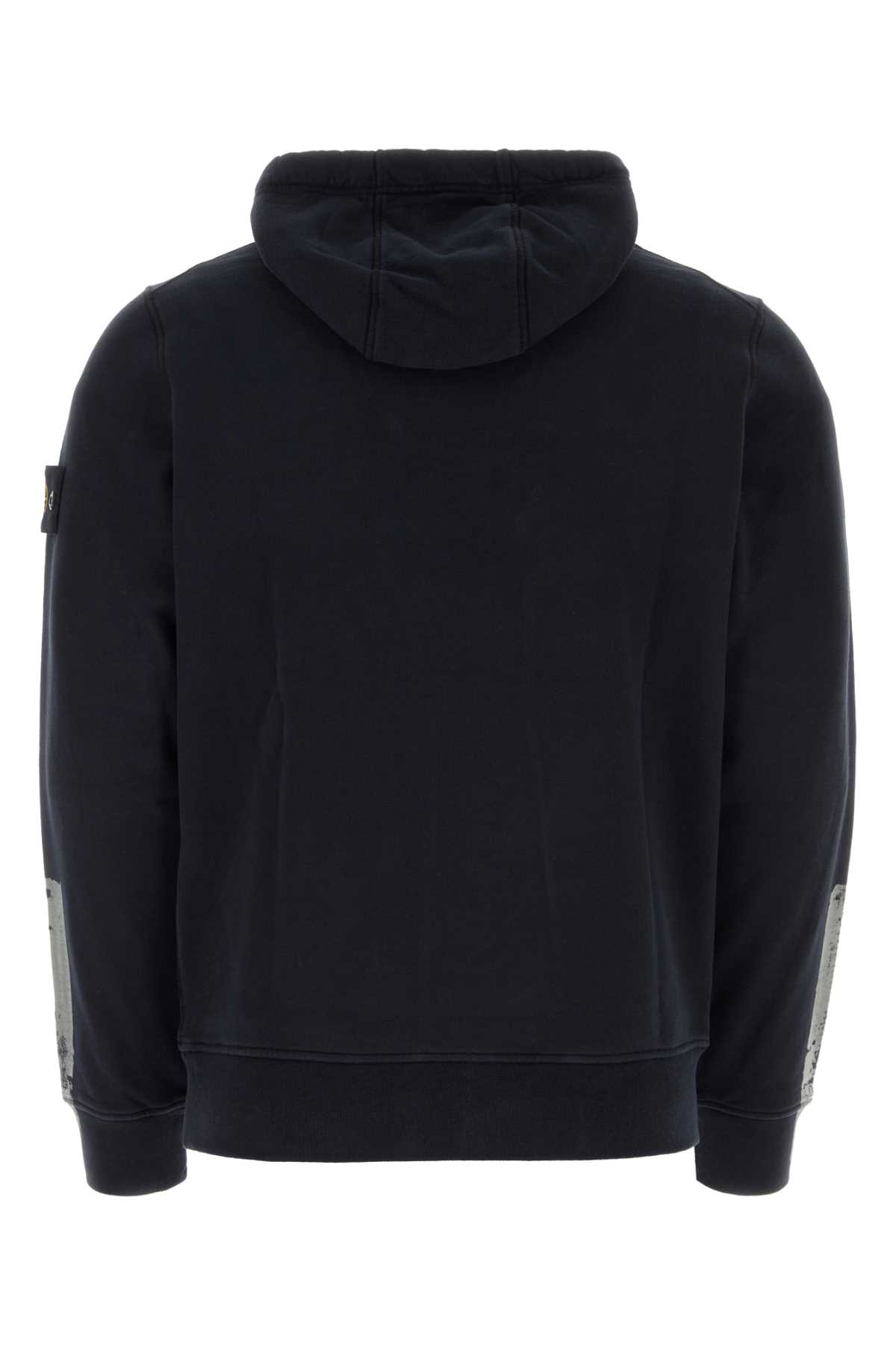 Stone Island Black Cotton Sweatshirt In V0020