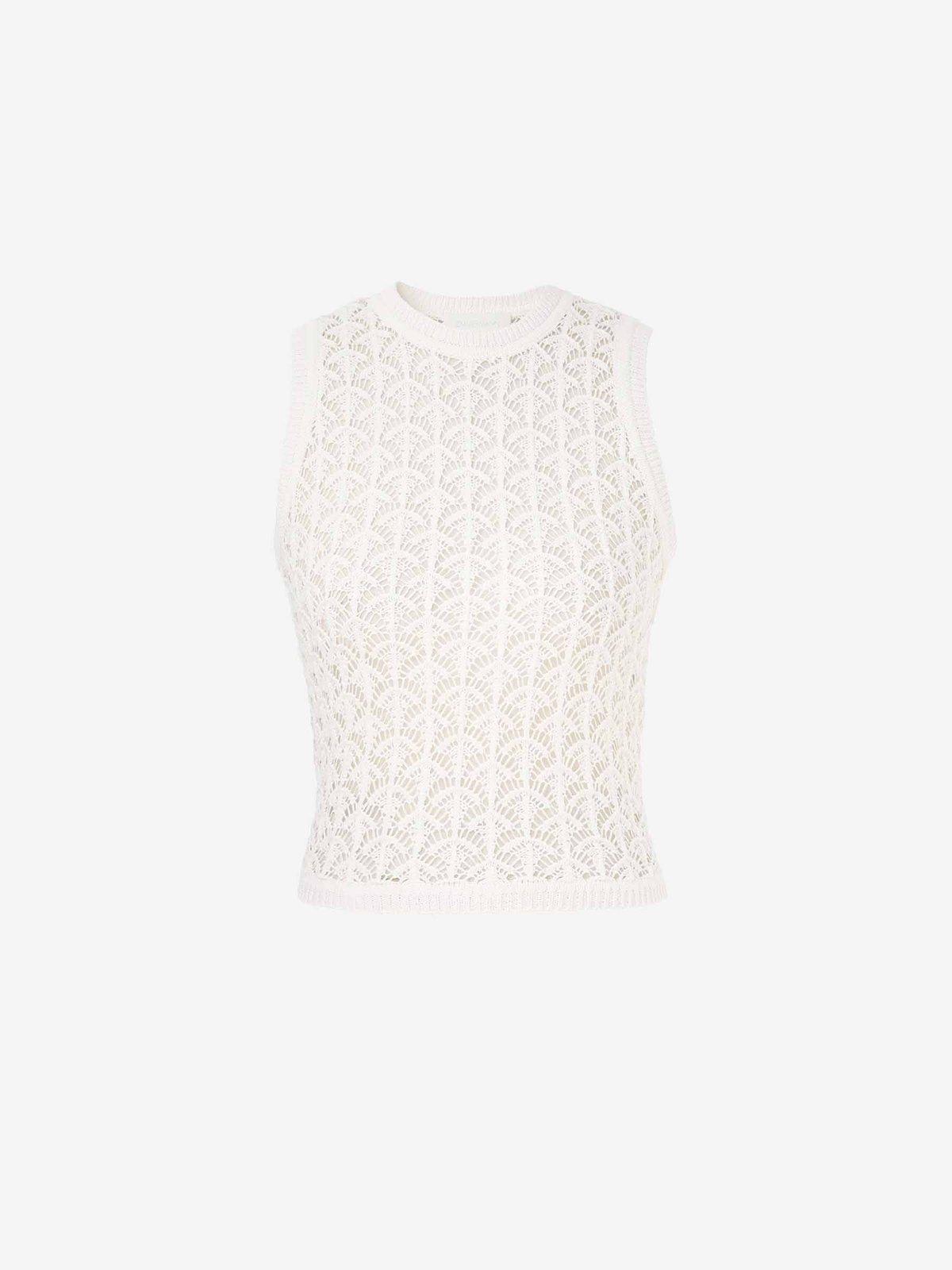 Zimmermann Wylie Sleeveless Crop Top