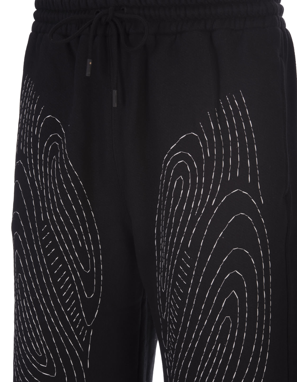 Shop Off-white Skate Body Stitch Joggers In Nero