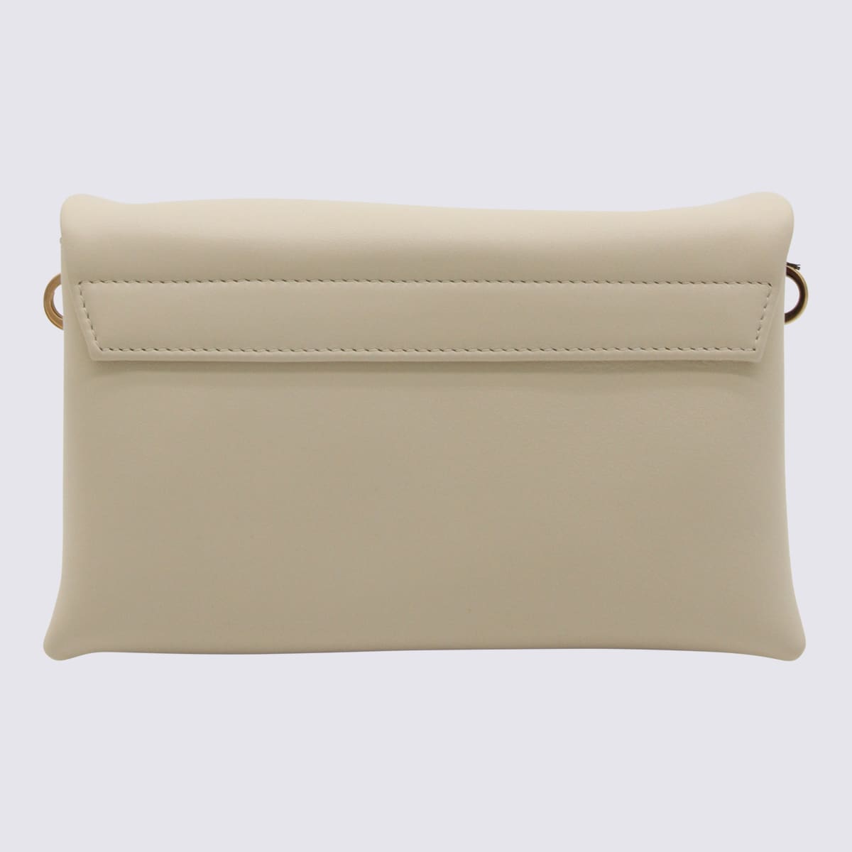 Shop Tod's White Leather Flap T Timeless Shoulder Bag