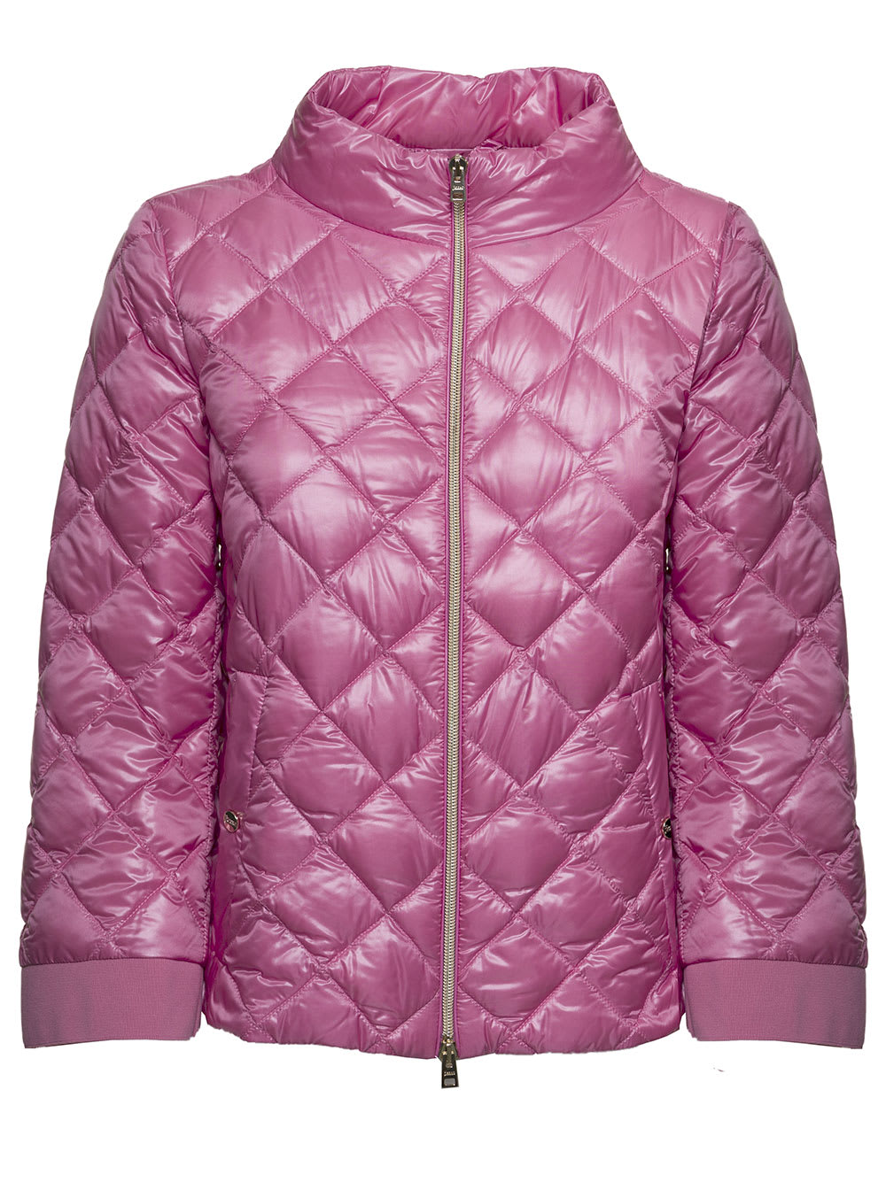Herno Pink Quilted Nylon Down Jacket