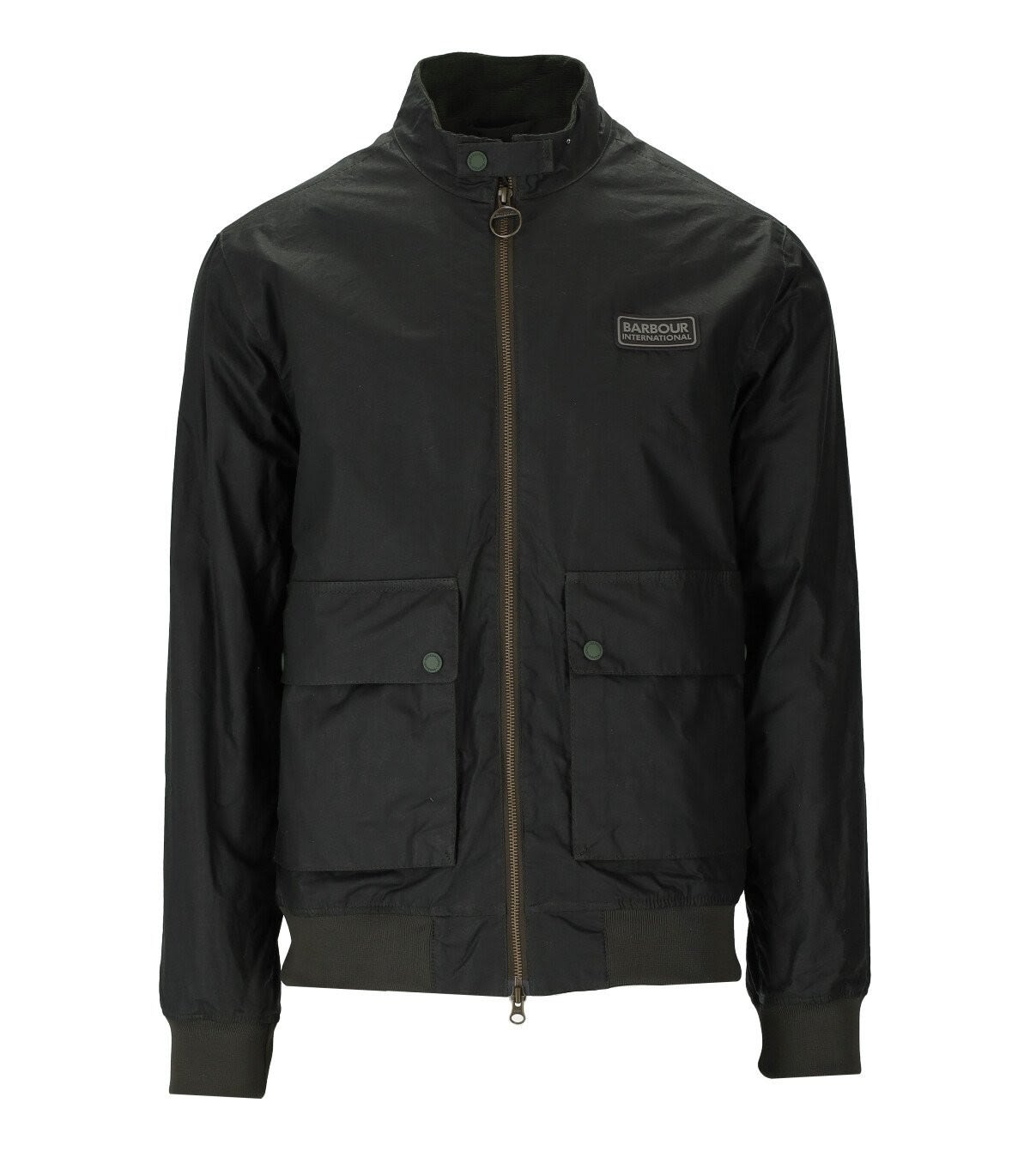 Barbour International Colvile Wax Sage Green Jacket In Salvia