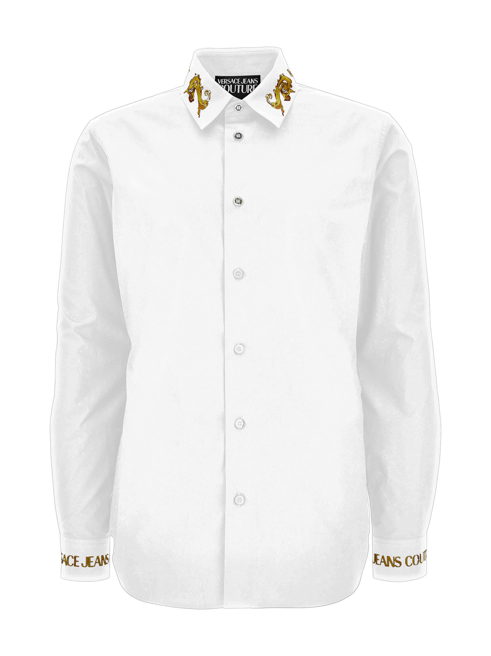 Versace Jeans Couture White Casual Shirt