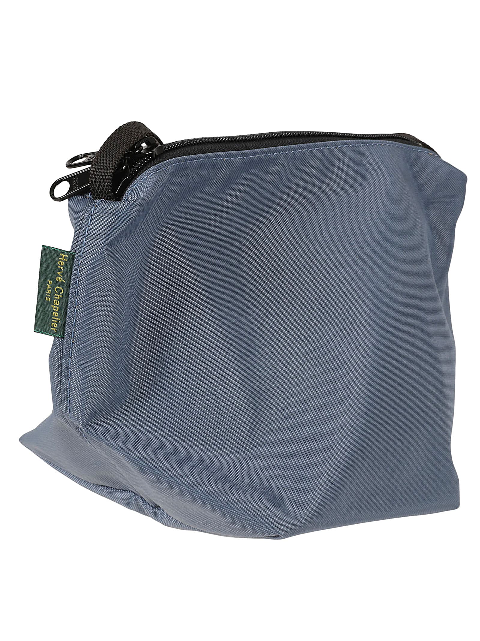 Herve Chapelier Mini Bag Square Base Size S In Denim