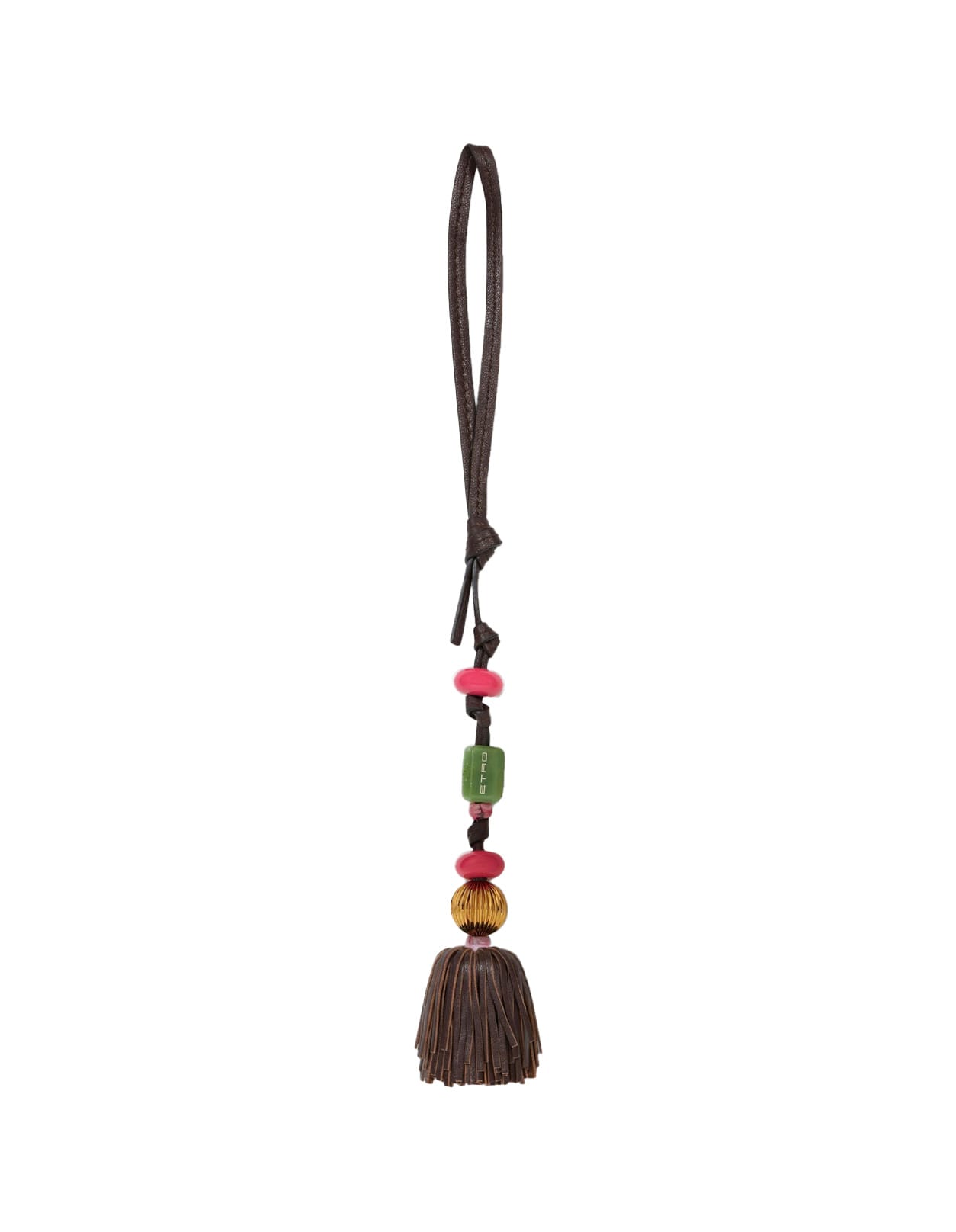 ETRO CHARM WITH TASSEL AND BEADS 