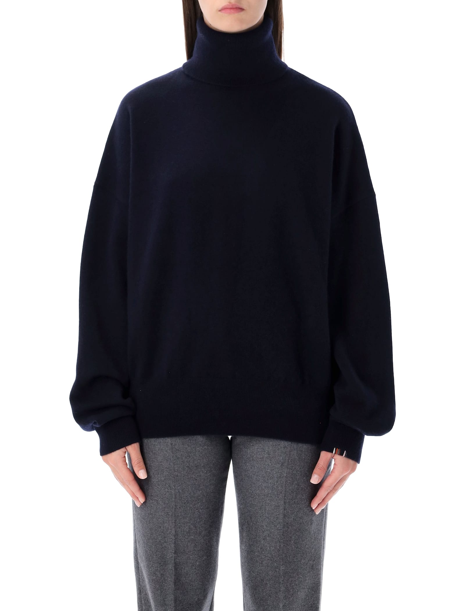 Extreme Cashmere Oversized Extra Sweater In Blue