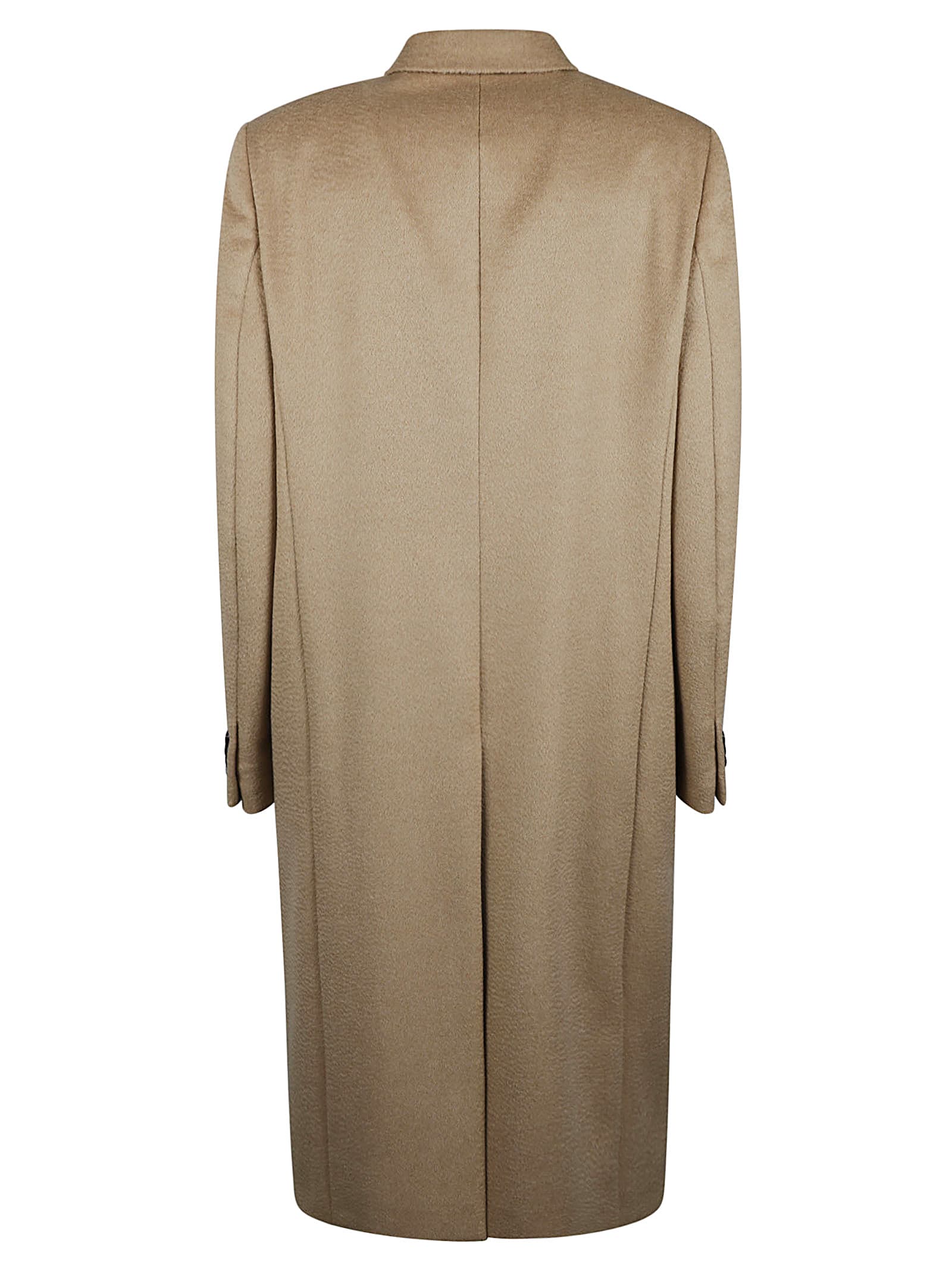 Shop Lardini Double-breasted Long Coat