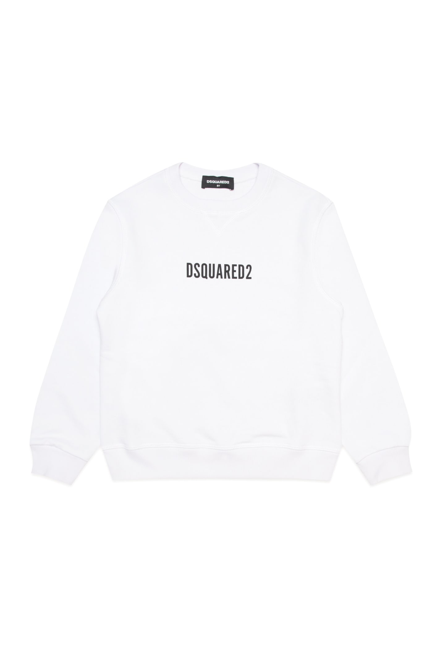 DSQUARED2 D2S718U RELAX SWEAT-SHIRT DSQUARED CREW-NECK, LONG-SLEEVED, COTTON SWEATSHIRT WITH ELASTIC ON NECK, 
