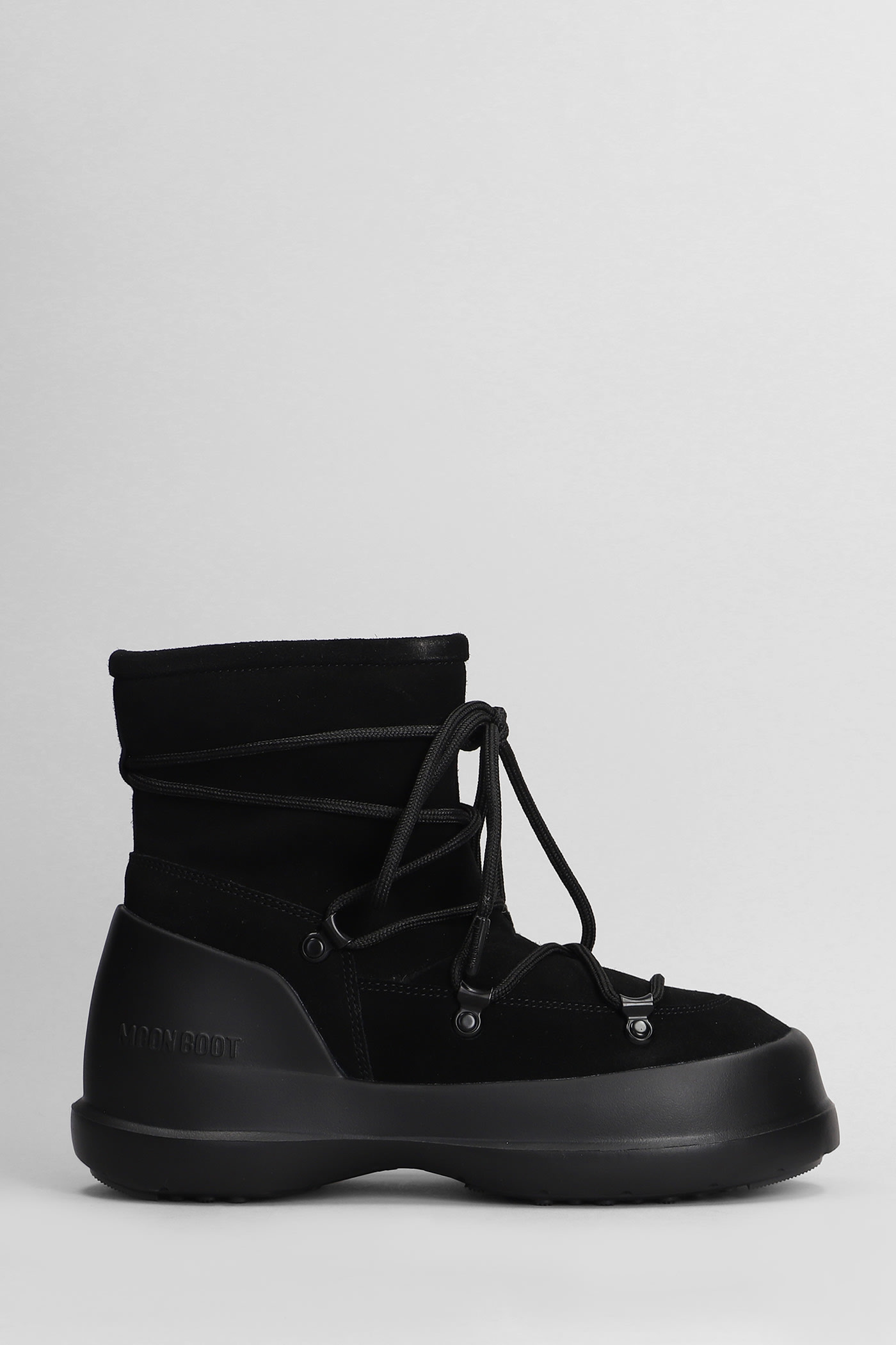 Moon Boot Mb Luna Ankle Boots In Black Suede